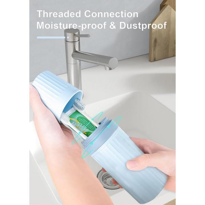 Estuche de Cepillo de Dientes de Viaje LIKAJON Azul 20.3 cm