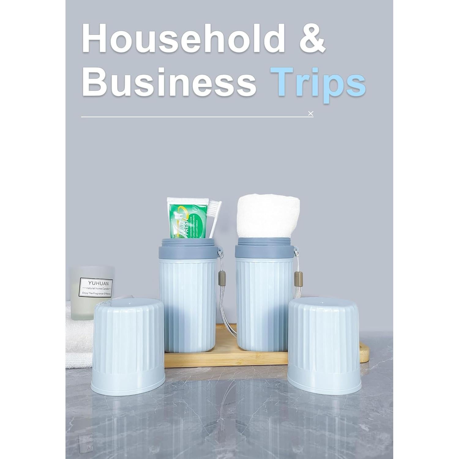 Estuche de Cepillo de Dientes de Viaje LIKAJON Azul 20.3 cm