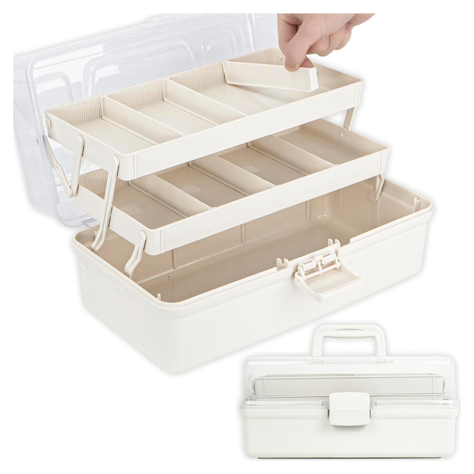 Organizador Multifuncional Tergoo 3 Capas 32x19x15 cm Blanco