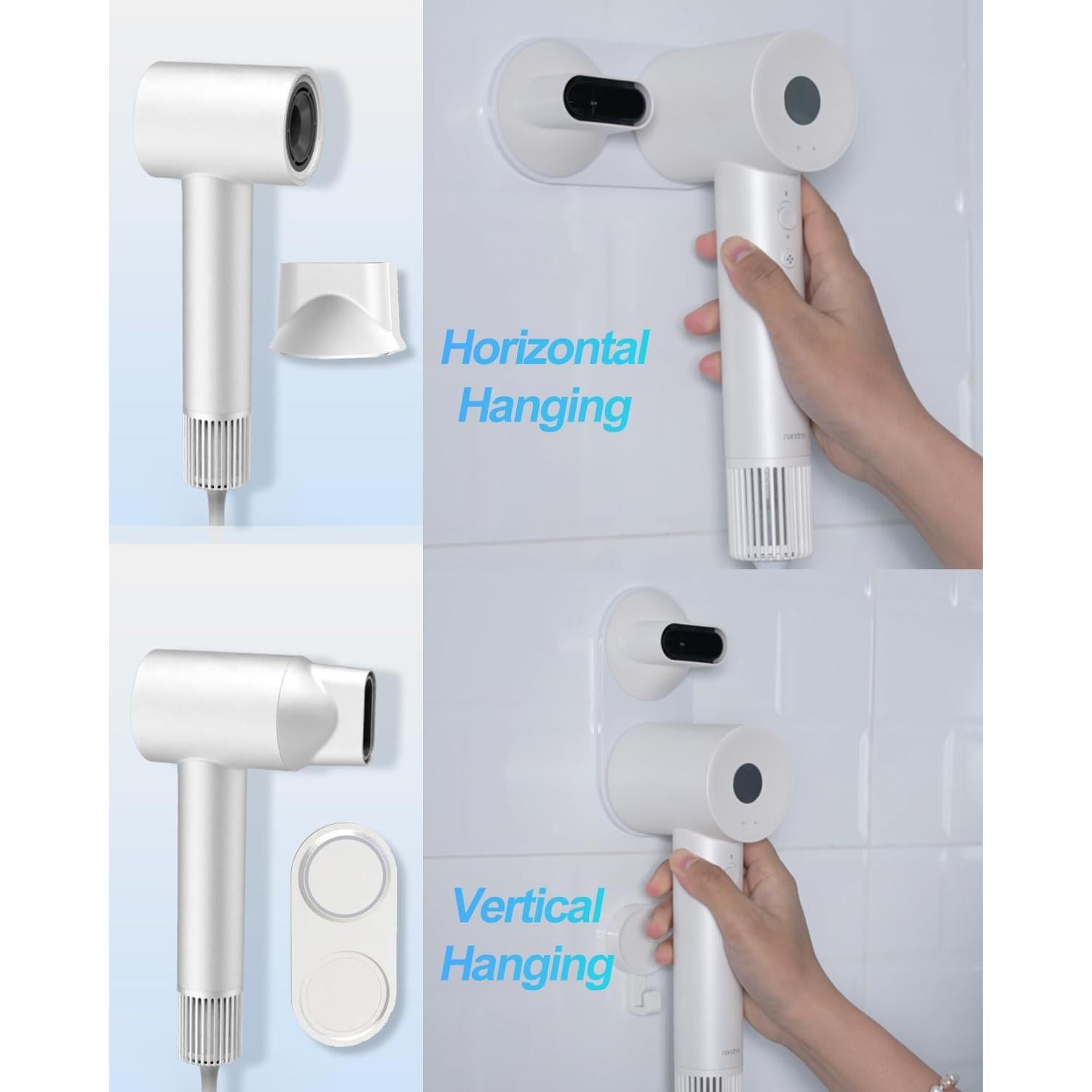 Secador de Pelo Nandme 1600W Iónico Gris - 4 Temperaturas