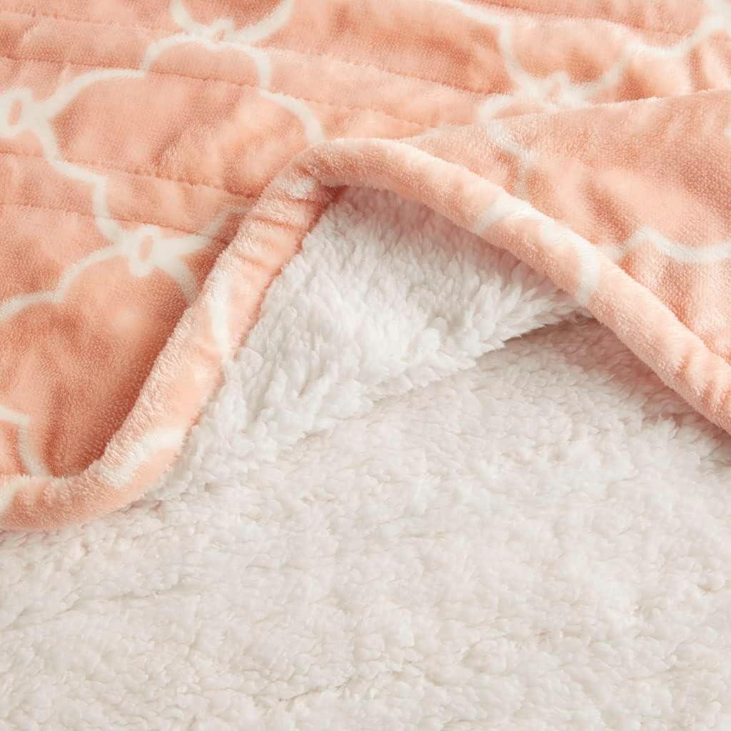 Manta eléctrica Comfort Spaces 127x163 cm Ogee Blush reversible