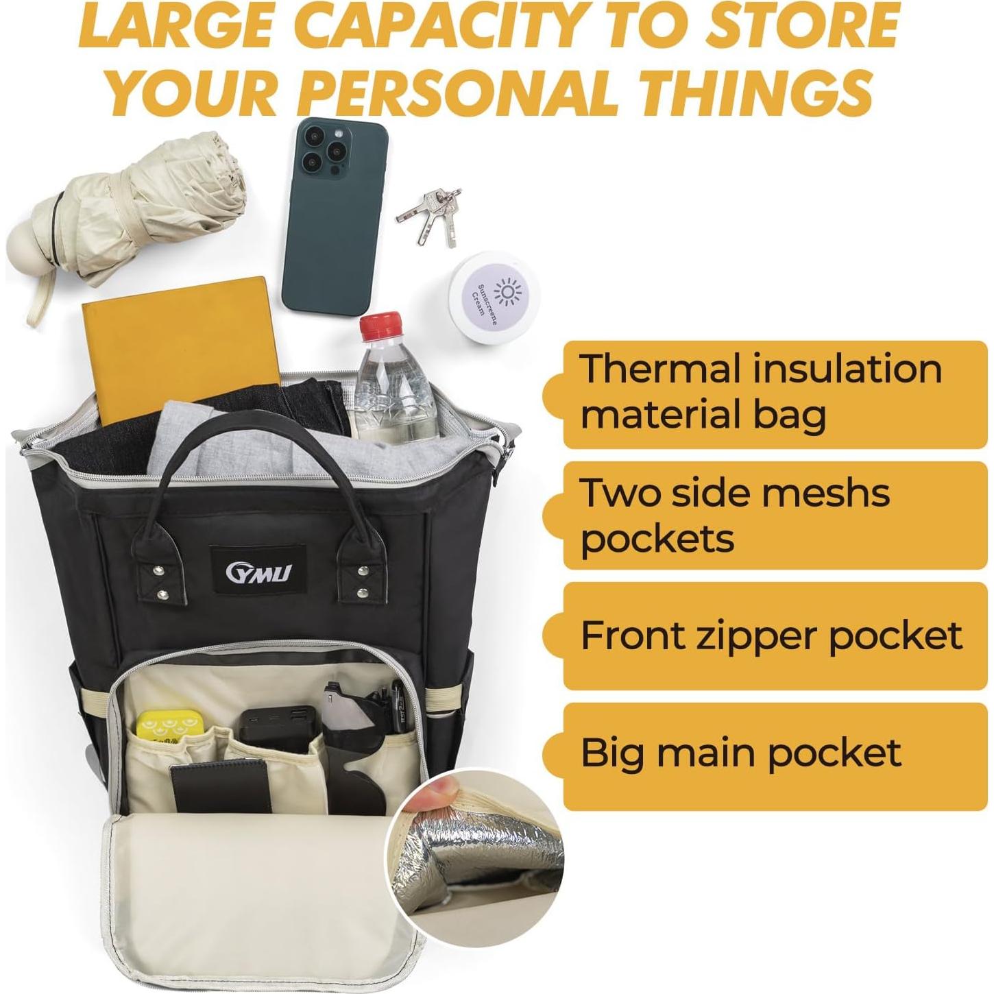 Bolsa para Silla de Ruedas YMU con Soporte para Taza