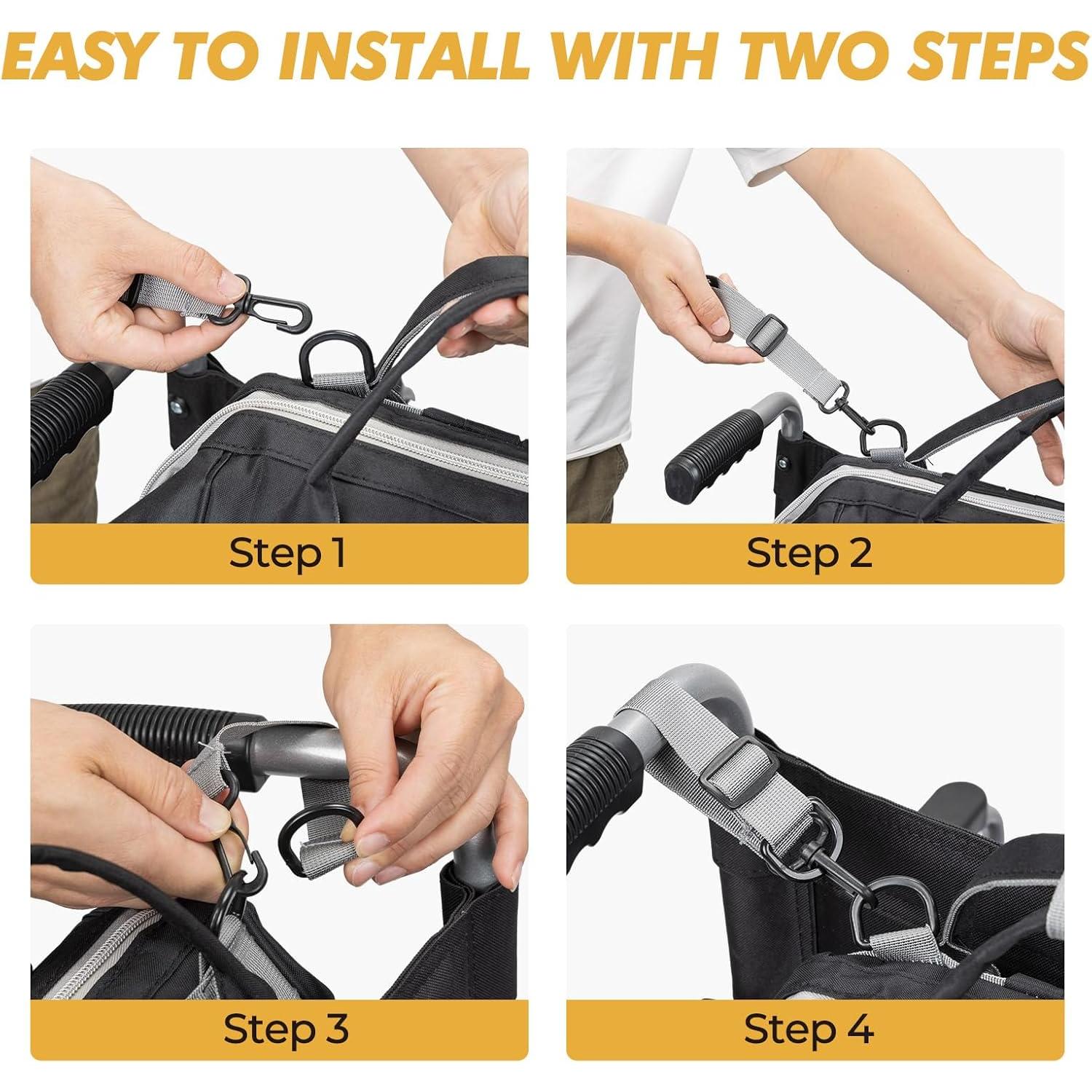 Bolsa para Silla de Ruedas YMU con Soporte para Taza