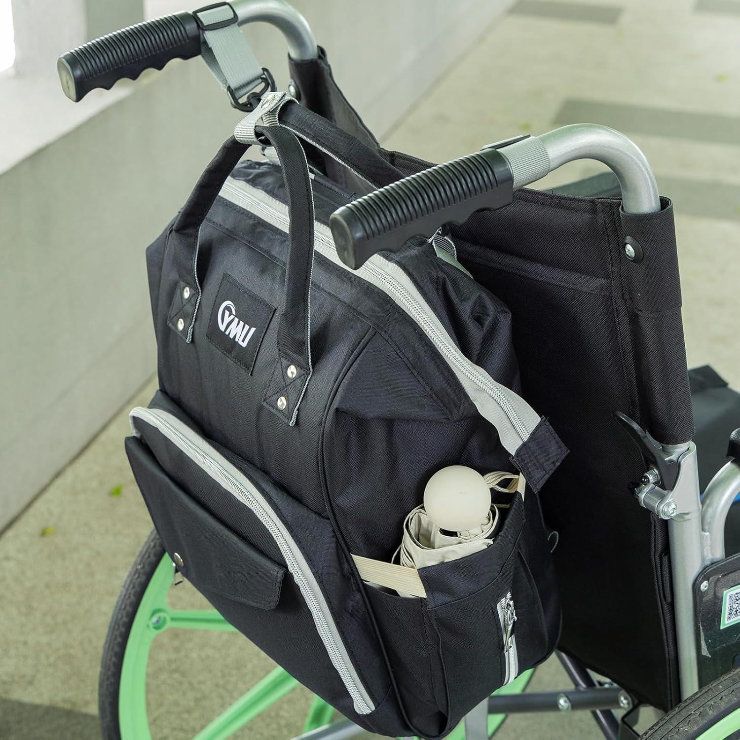 Bolsa para Silla de Ruedas YMU con Soporte para Taza