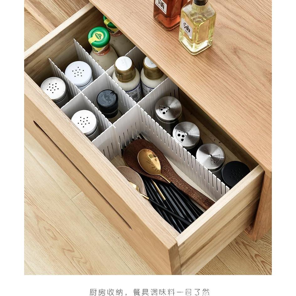 Divisor de Plástico Aleidesai 20 pcs 40x7 cm + 60 Accesorios