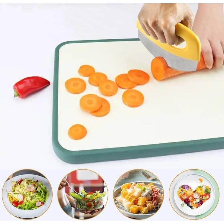 Cortador Mezzaluna Senvasfa Verde 15.24 cm Acero Inoxidable