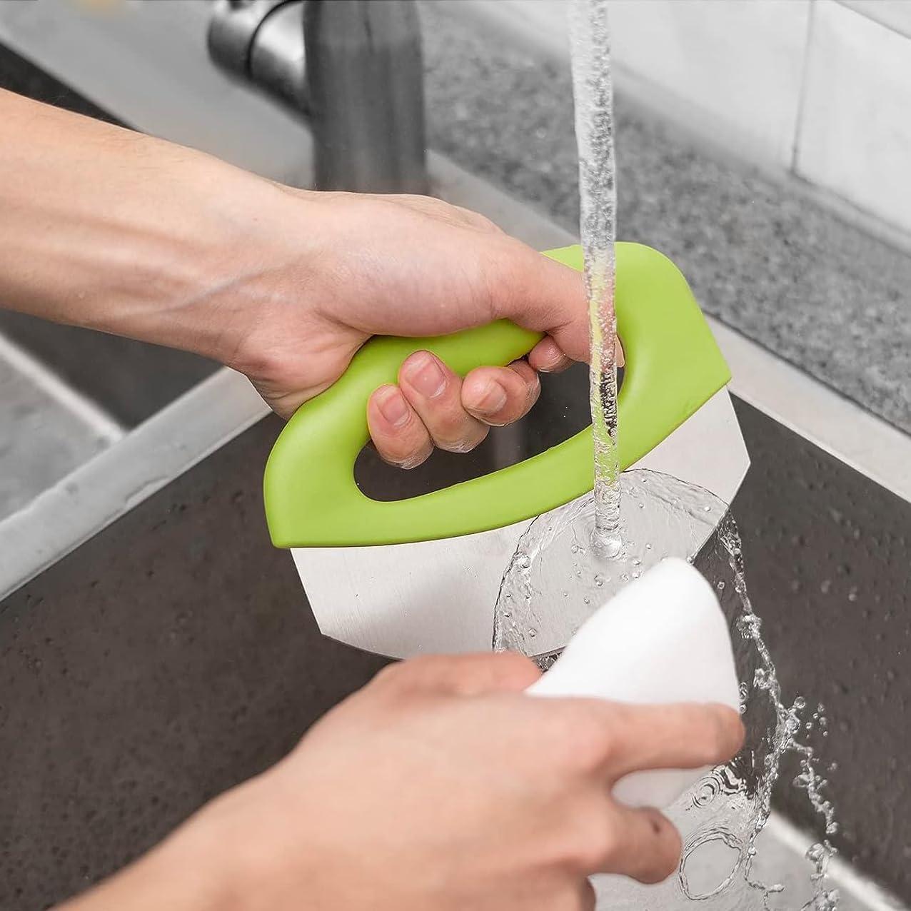 Cortador Mezzaluna Senvasfa Verde 15.24 cm Acero Inoxidable