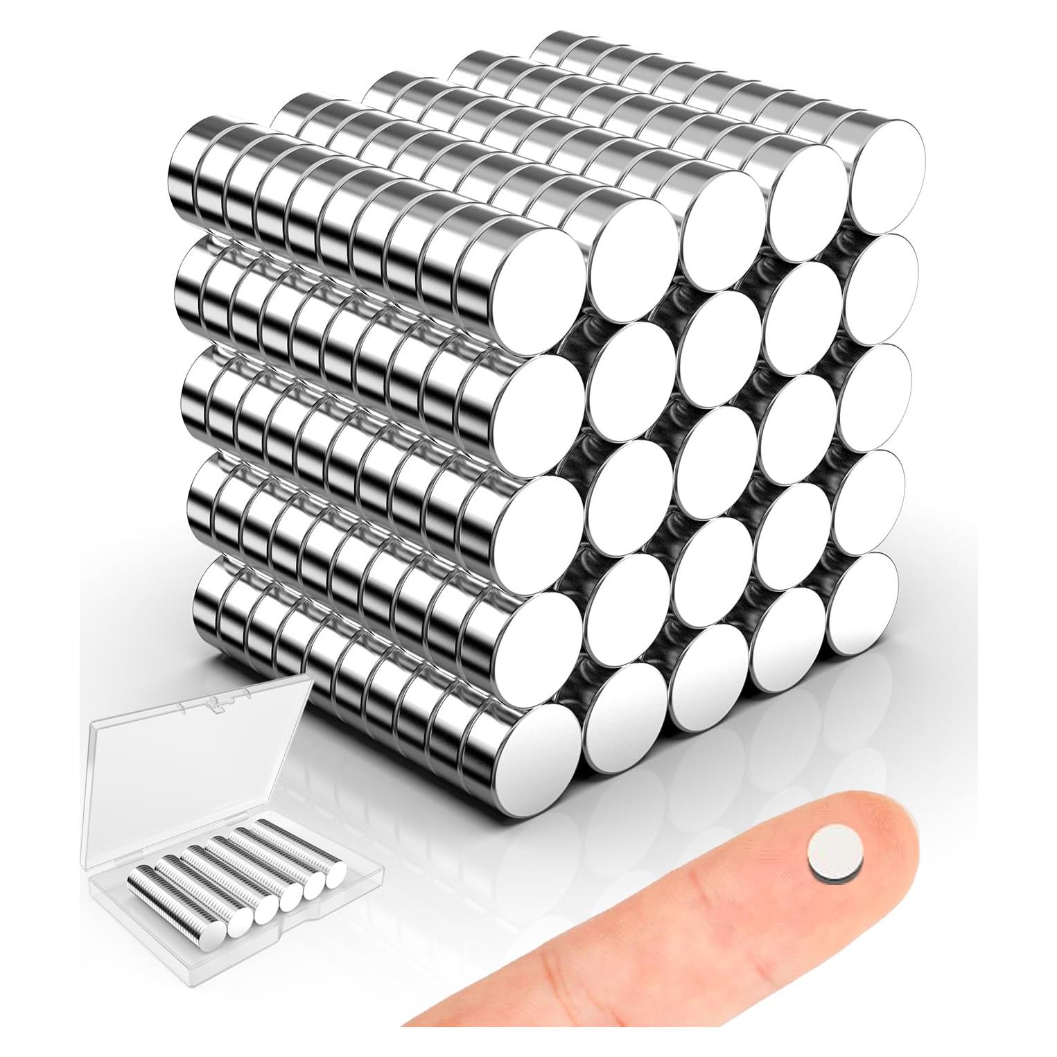 Imanes Caturledas 250 Piezas 5x2mm Neodimio Plata