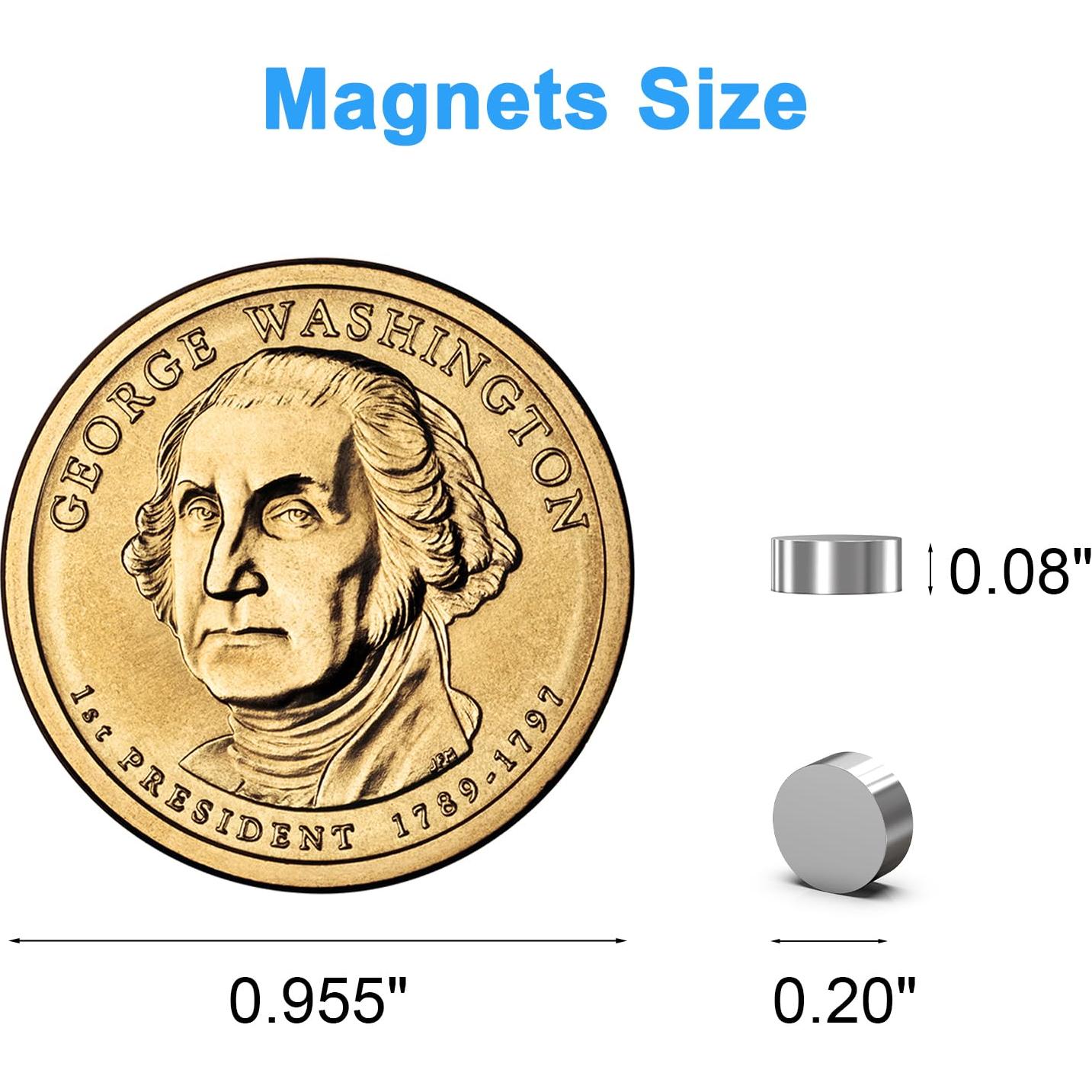 Imanes Caturledas 250 Piezas 5x2mm Neodimio Plata