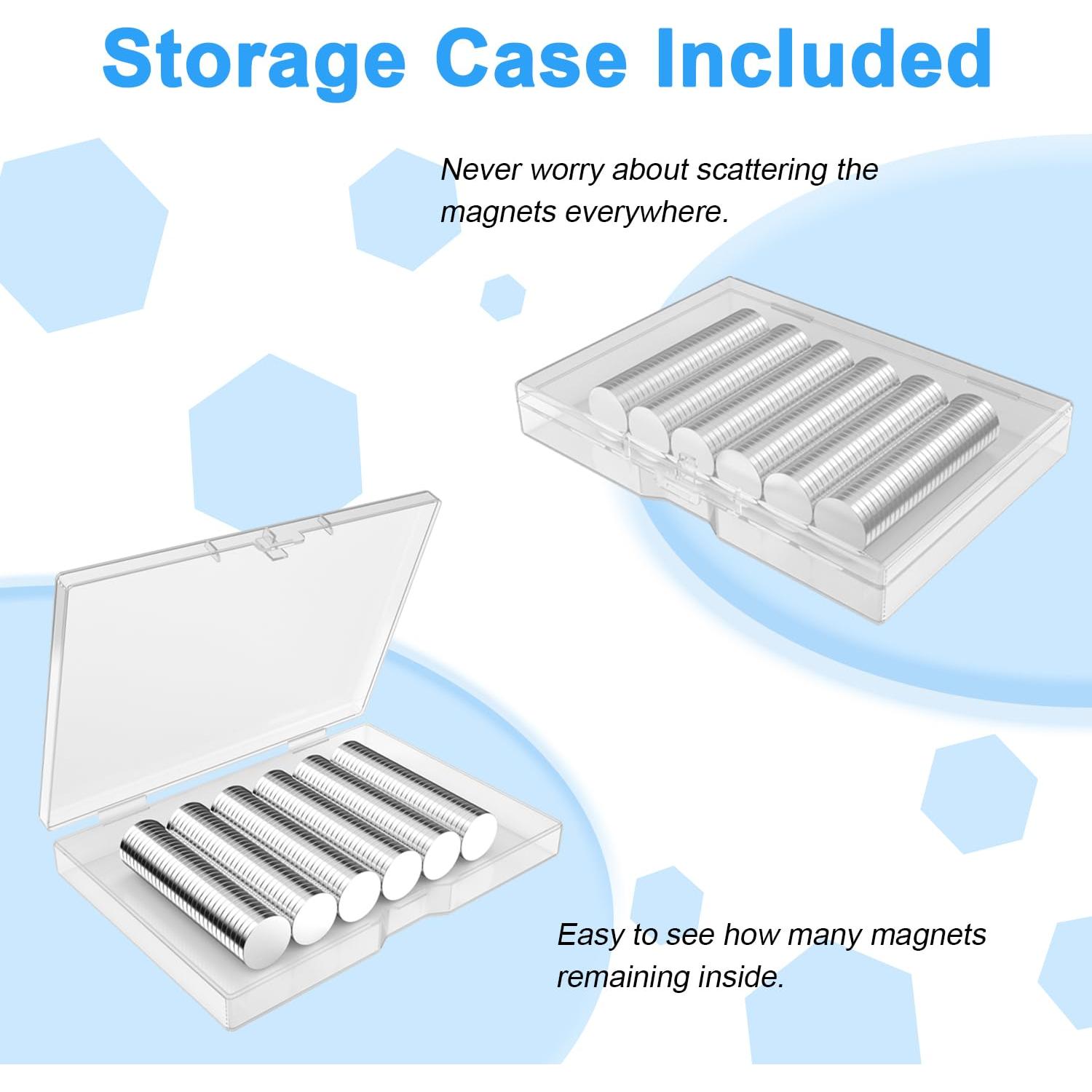 Imanes Caturledas 250 Piezas 5x2mm Neodimio Plata
