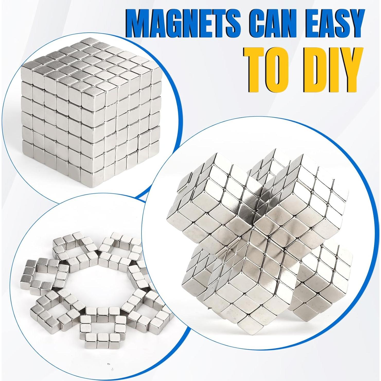 Imanes de Neodimio LOVIMAG 50 Pcs 5x5mm para Refrigerador