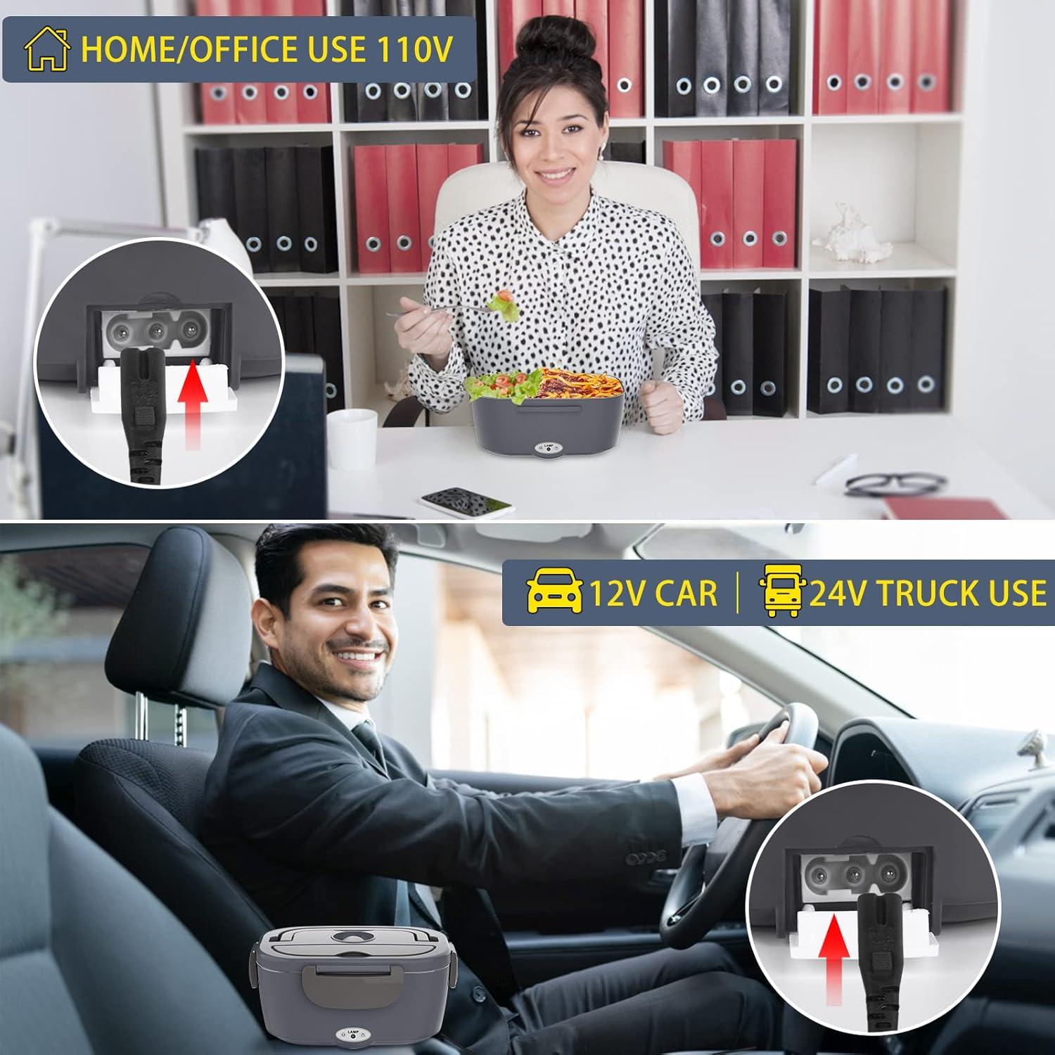 Calentador de Comida Eléctrico Carsolt 3 en 1 1.5L Acero Inoxidable