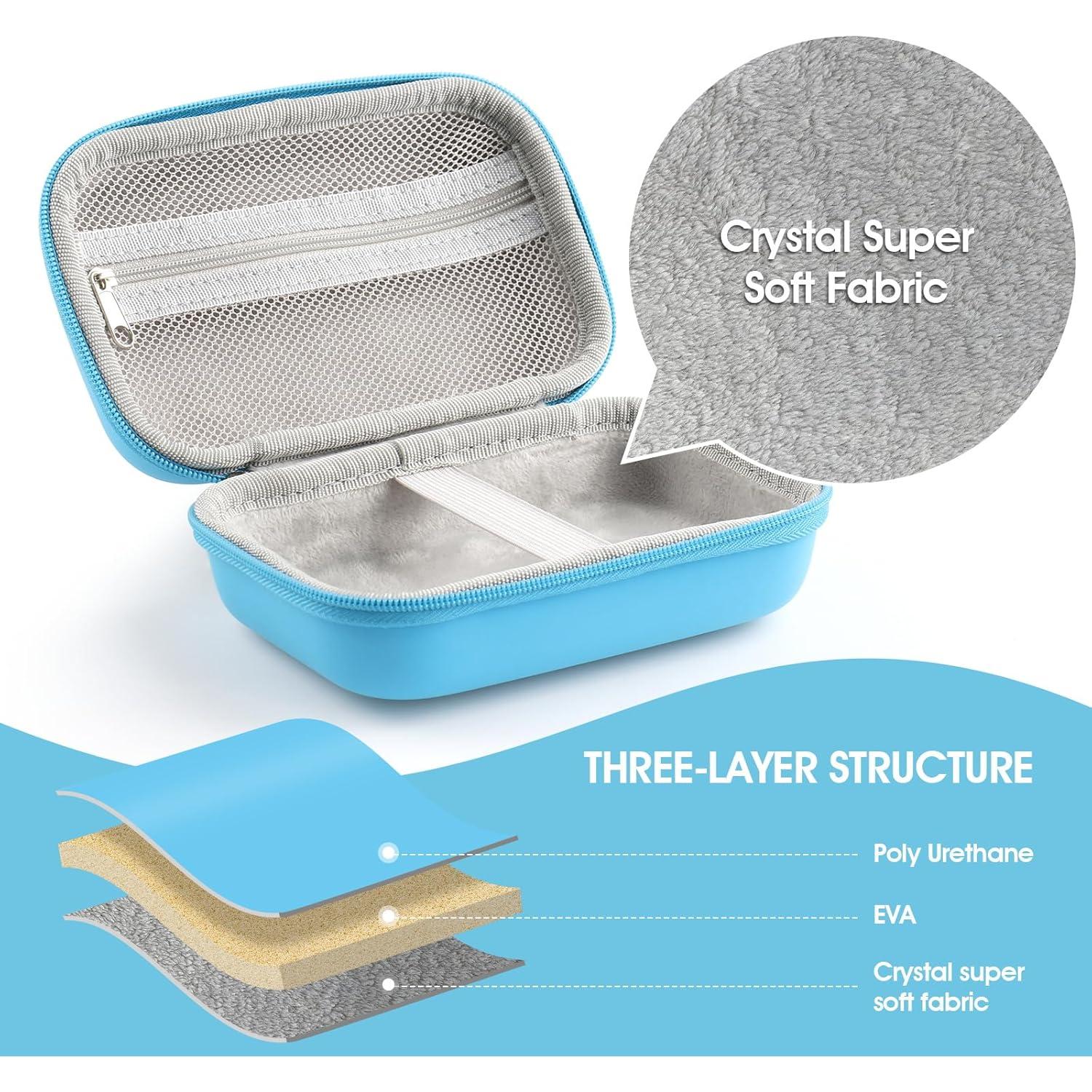 Funda para Etiquetadora VILLOV A1510, PU Azul, Compatible con D30/D35