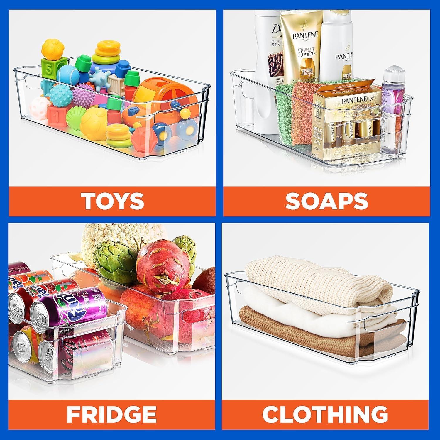 Conjunto de Organizadores de Refrigerador NutriChef 6 Piezas