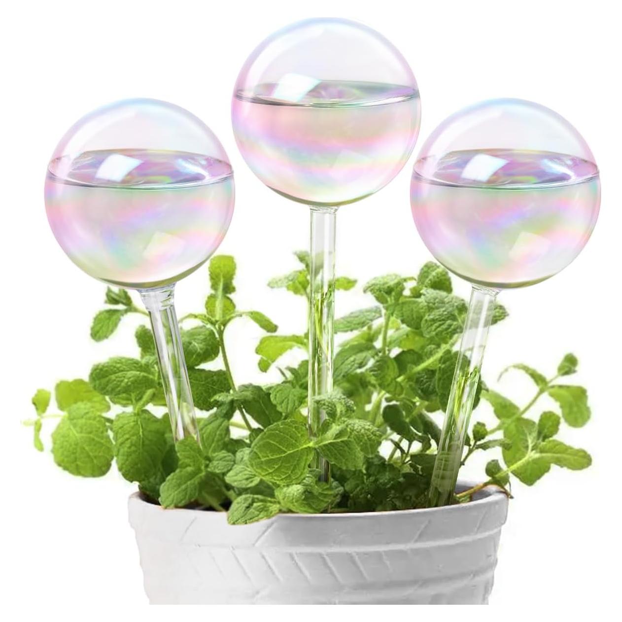 Esferas de Riego KiKiHeim 3Pcs Vidrio Iridiscente 190ml