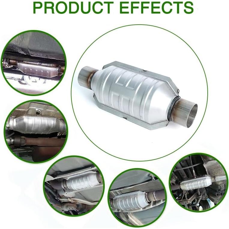 Convertidor Catalítico Universal SleYuYir 2.25" Acero Inoxidable