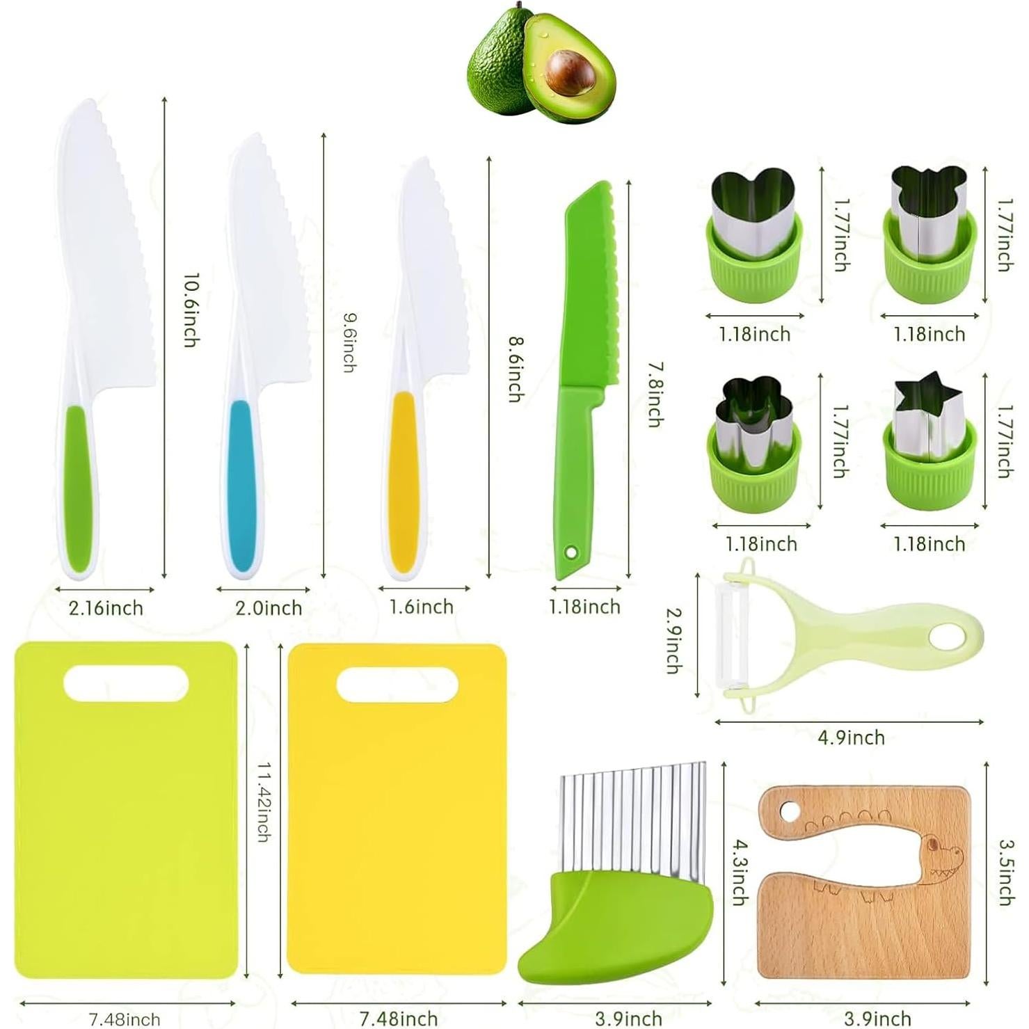 Set de Herramientas de Cocina Montessori WaterSummer para Niños