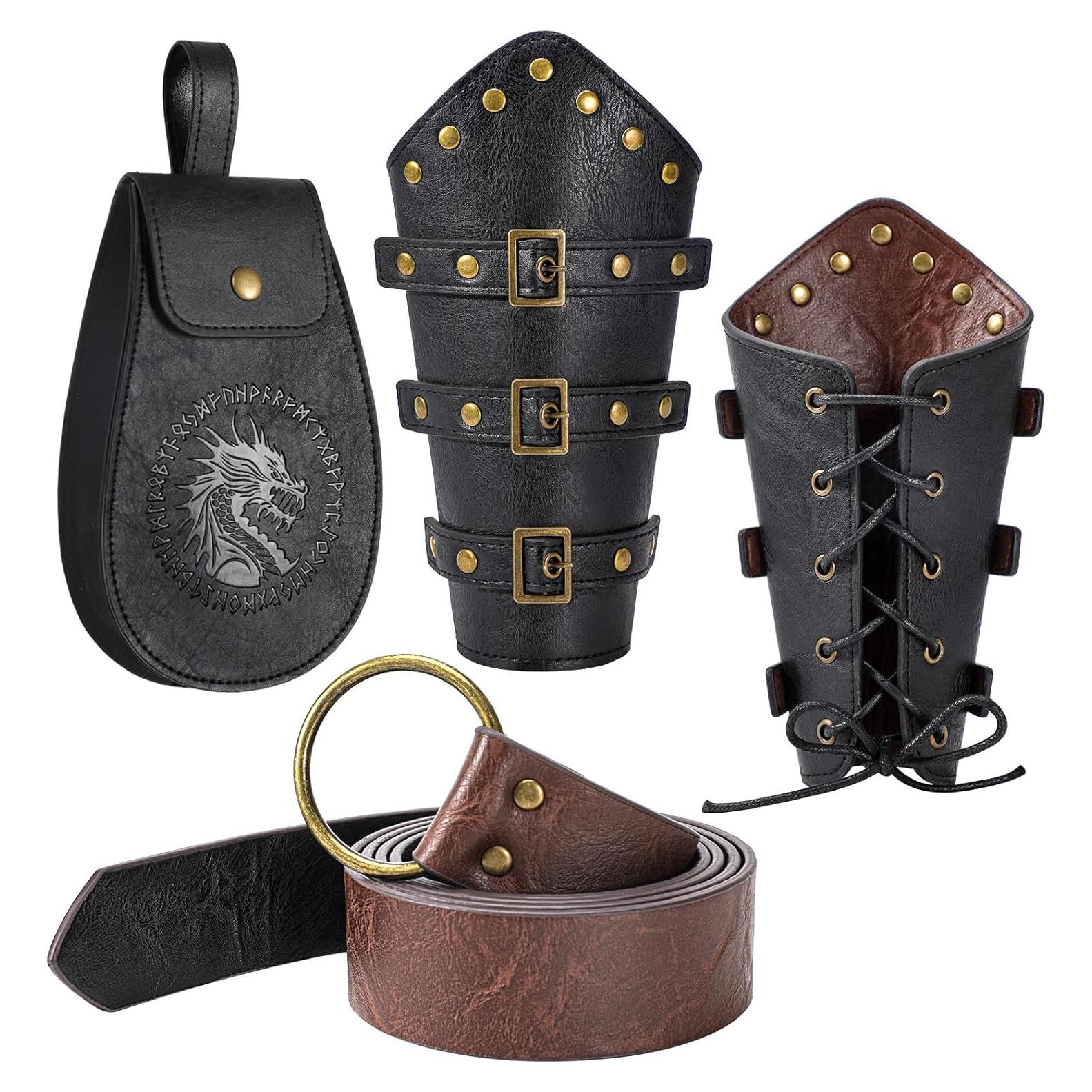 Set de Accesorios Medievales Berenlu - Cinturón y Muñequera