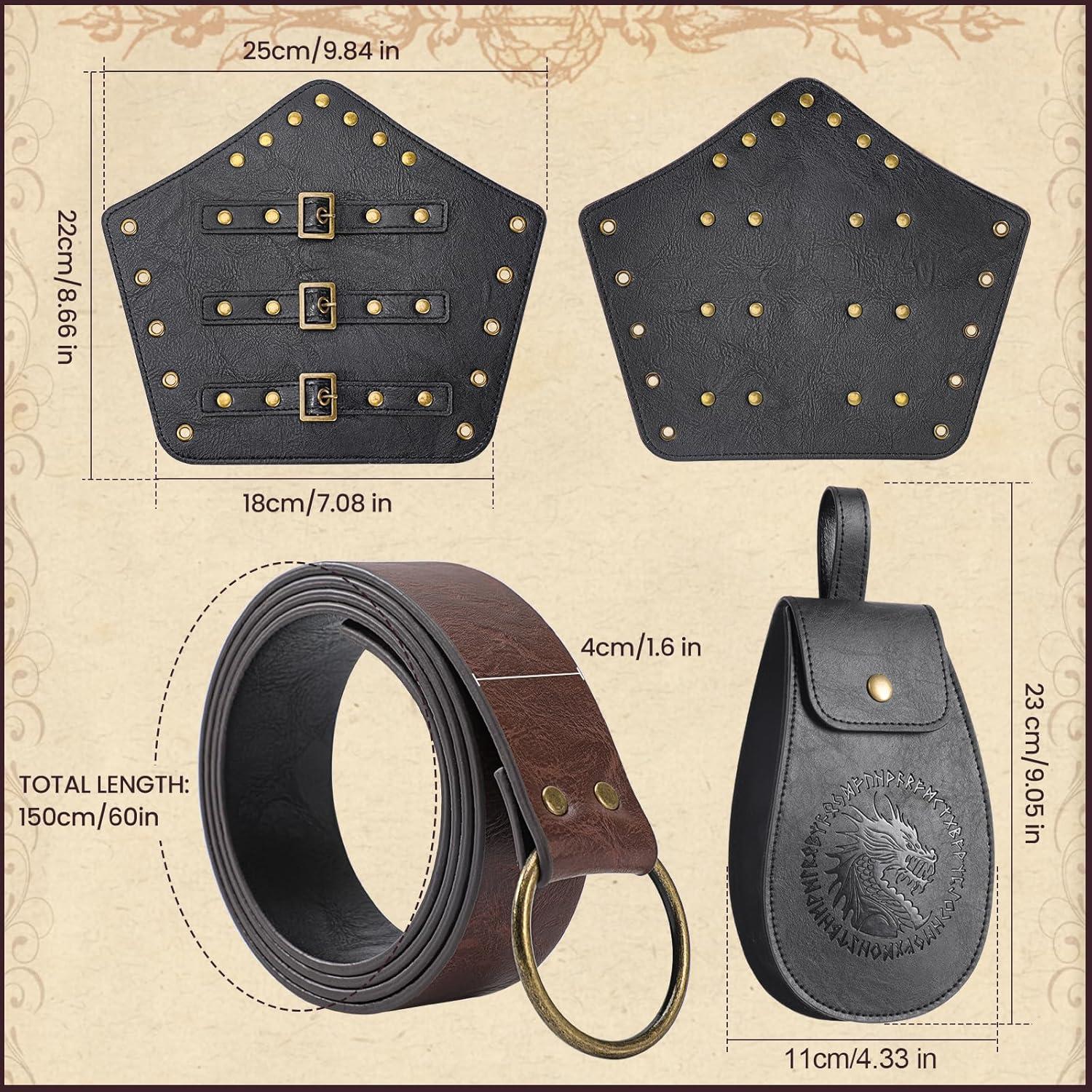 Set de Accesorios Medievales Berenlu - Cinturón y Muñequera