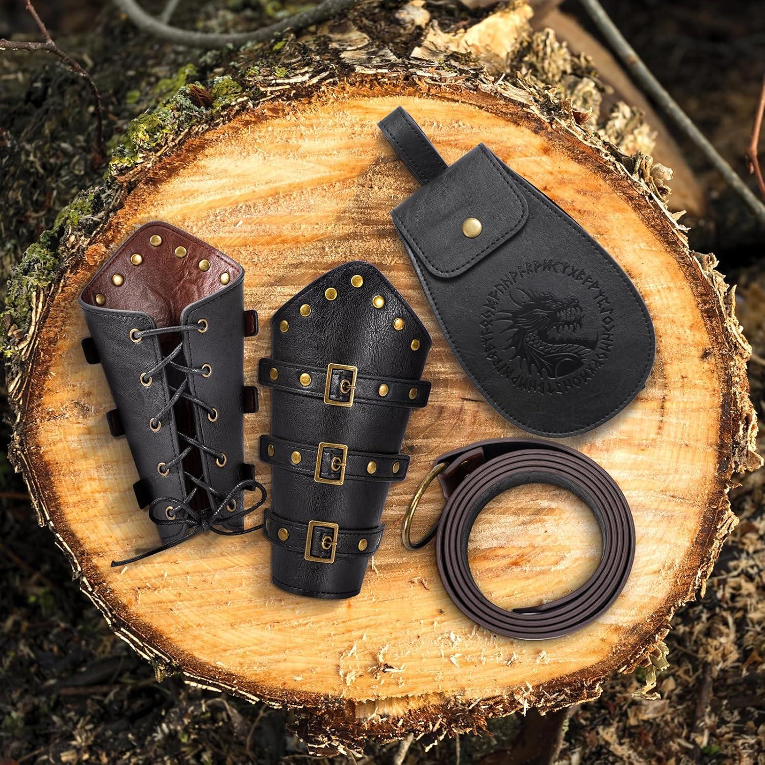 Set de Accesorios Medievales Berenlu - Cinturón y Muñequera