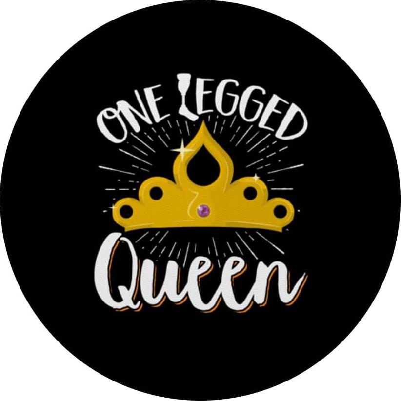 PopSockets Adhesivo PopGrip Reina de Una Pierna - Prótese