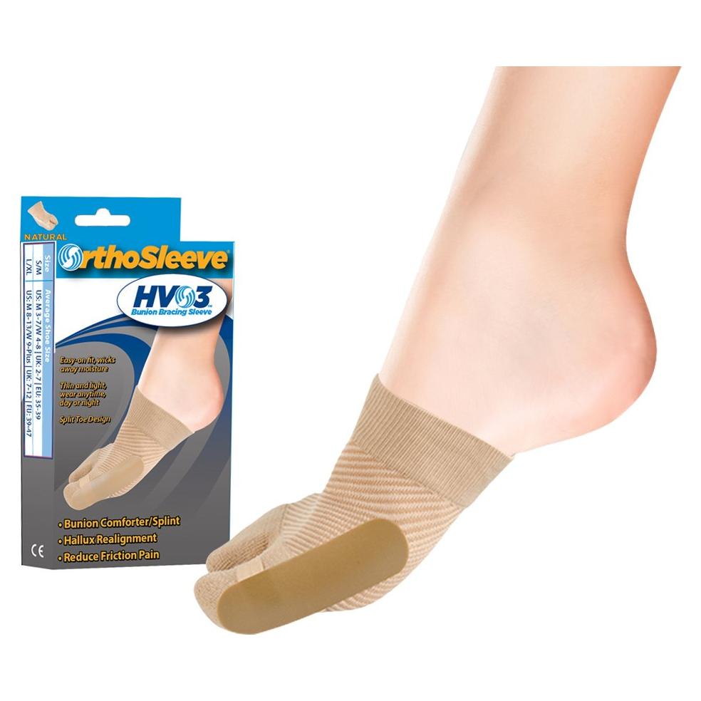 Férula para Juanetes OrthoSleeve HV3 - Alivio Hallux Valgus S/M