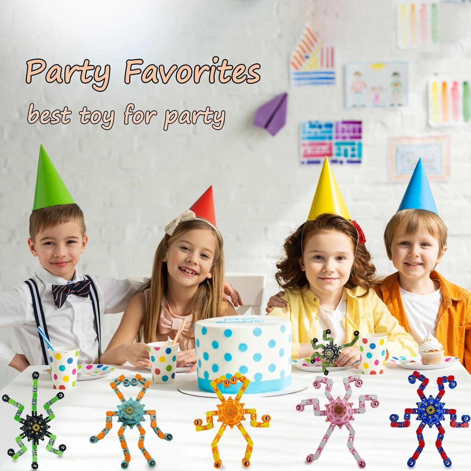 20 Piezas Spinner Antiestrés Deformable Sqlhrke para Niños y Adultos