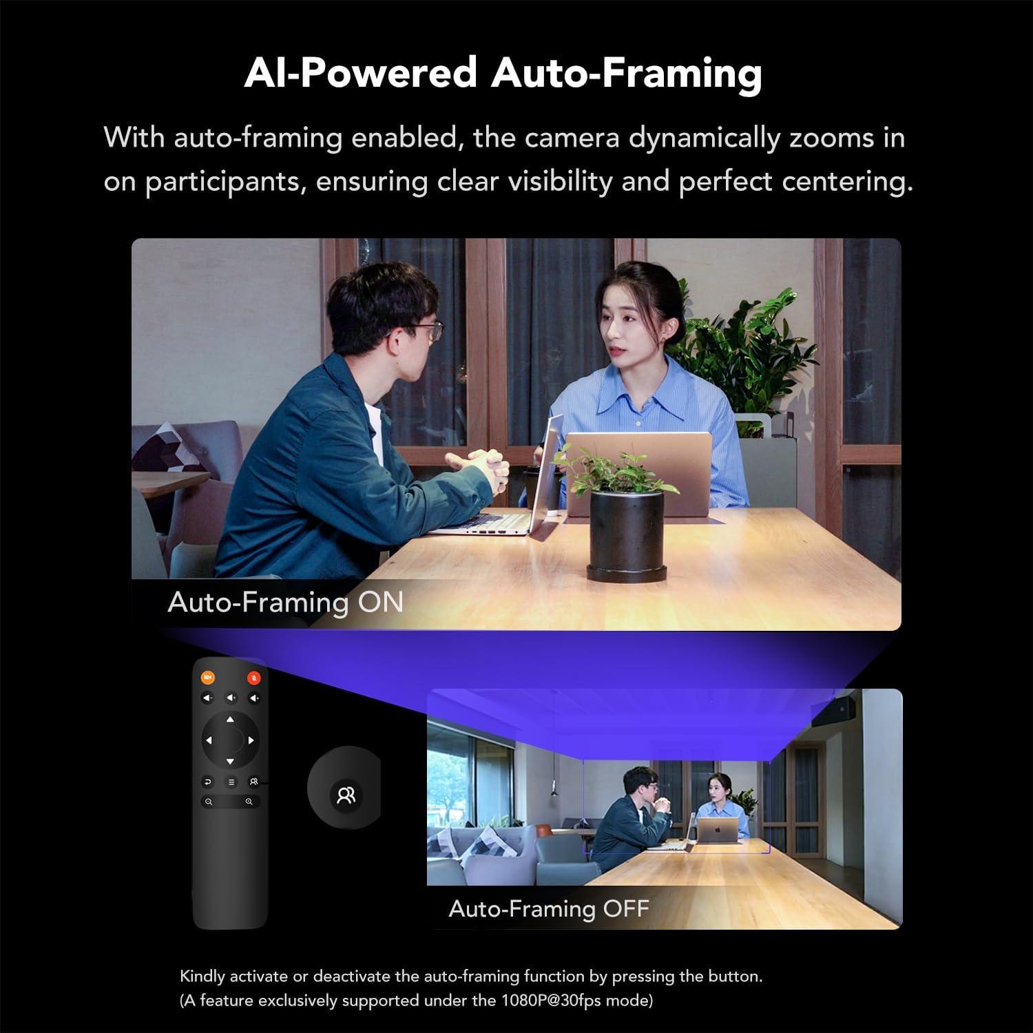 Cámara Web NEARITY C45 2K con Micrófono y Altavoz AI