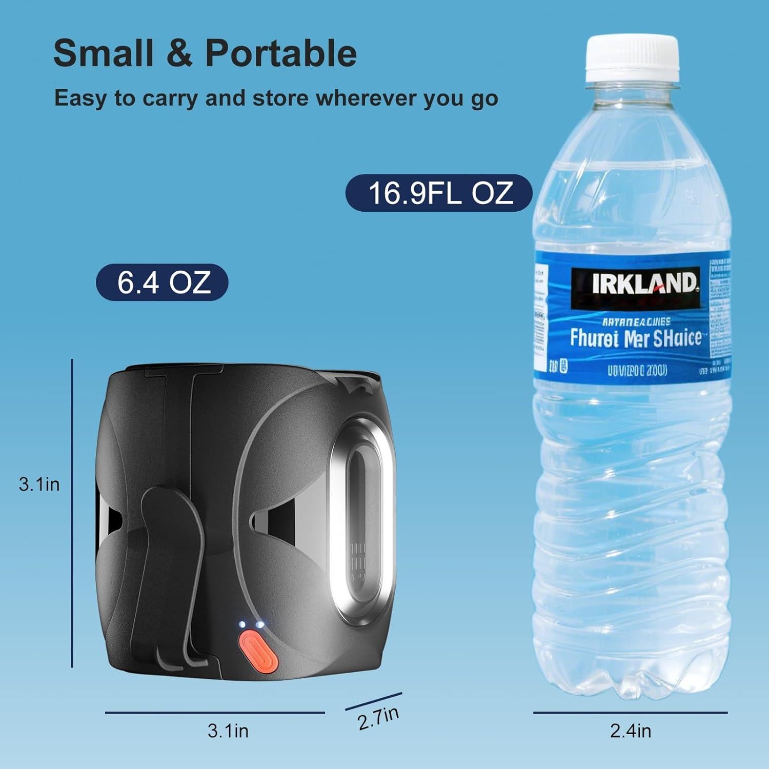 Ventilador de Cintura Portátil FULSUNT Y5 6000mAh 6 Velocidades