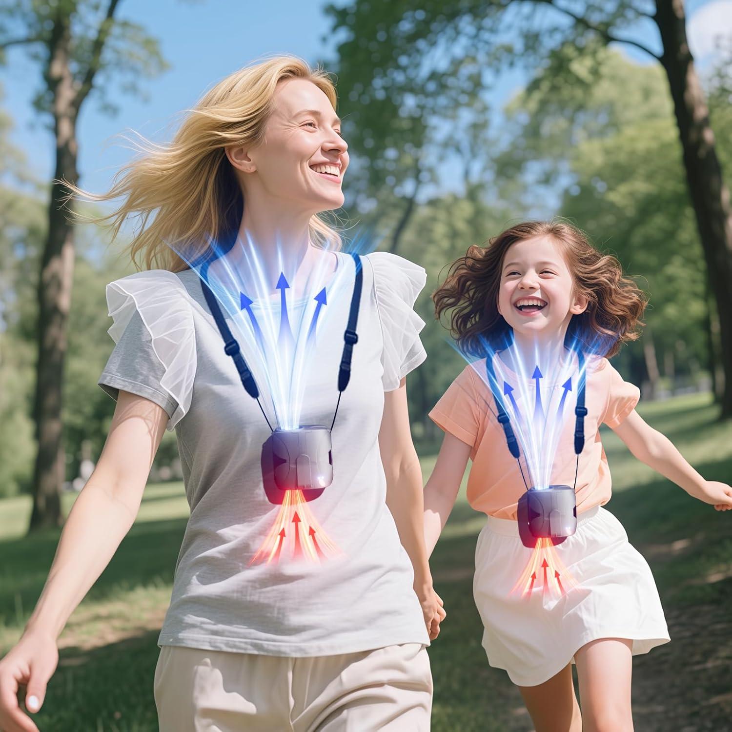 Ventilador de Cintura Portátil FULSUNT Y5 6000mAh 6 Velocidades