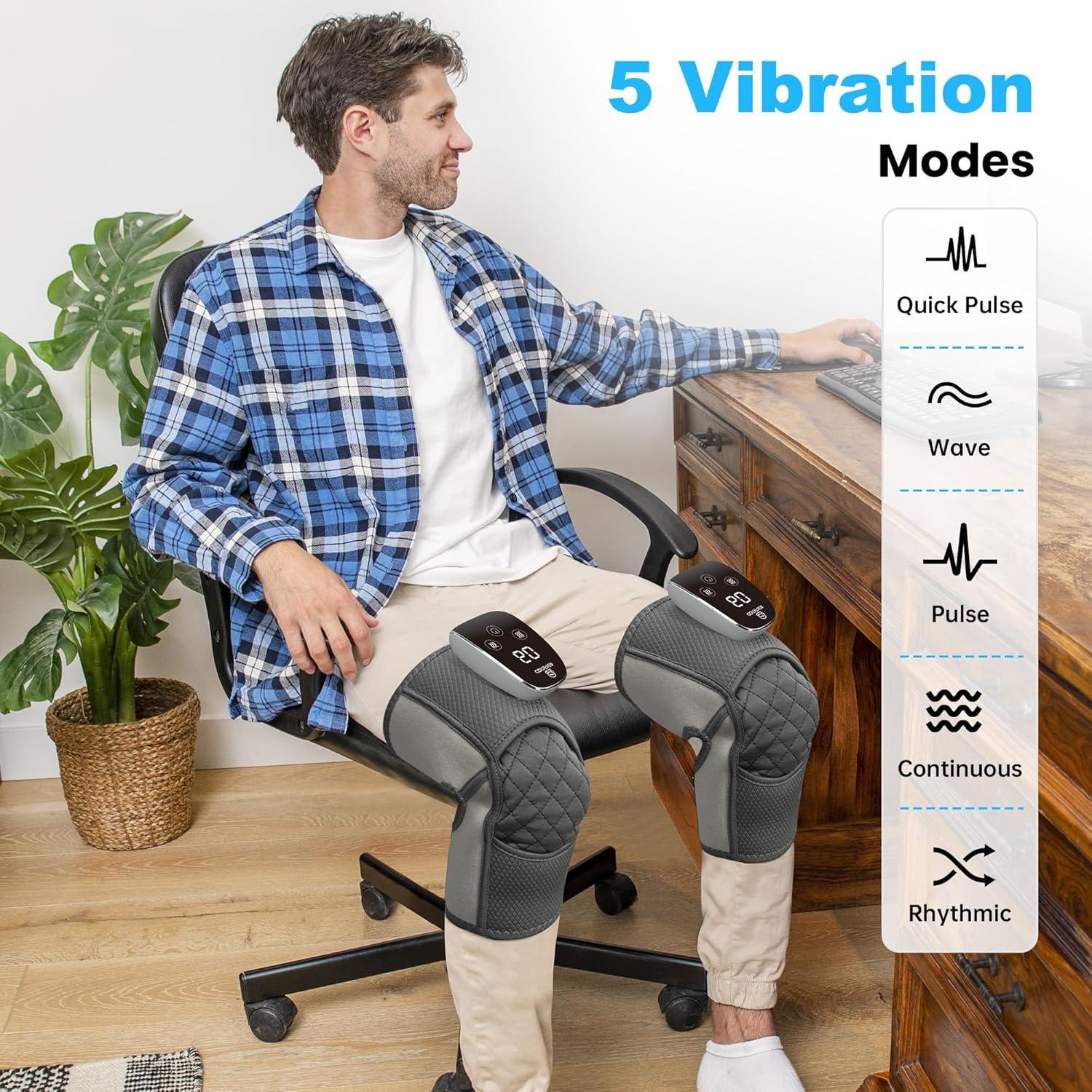 Masajeador de Rodillas Inalámbrico COMFIER CF-5321 con Calor