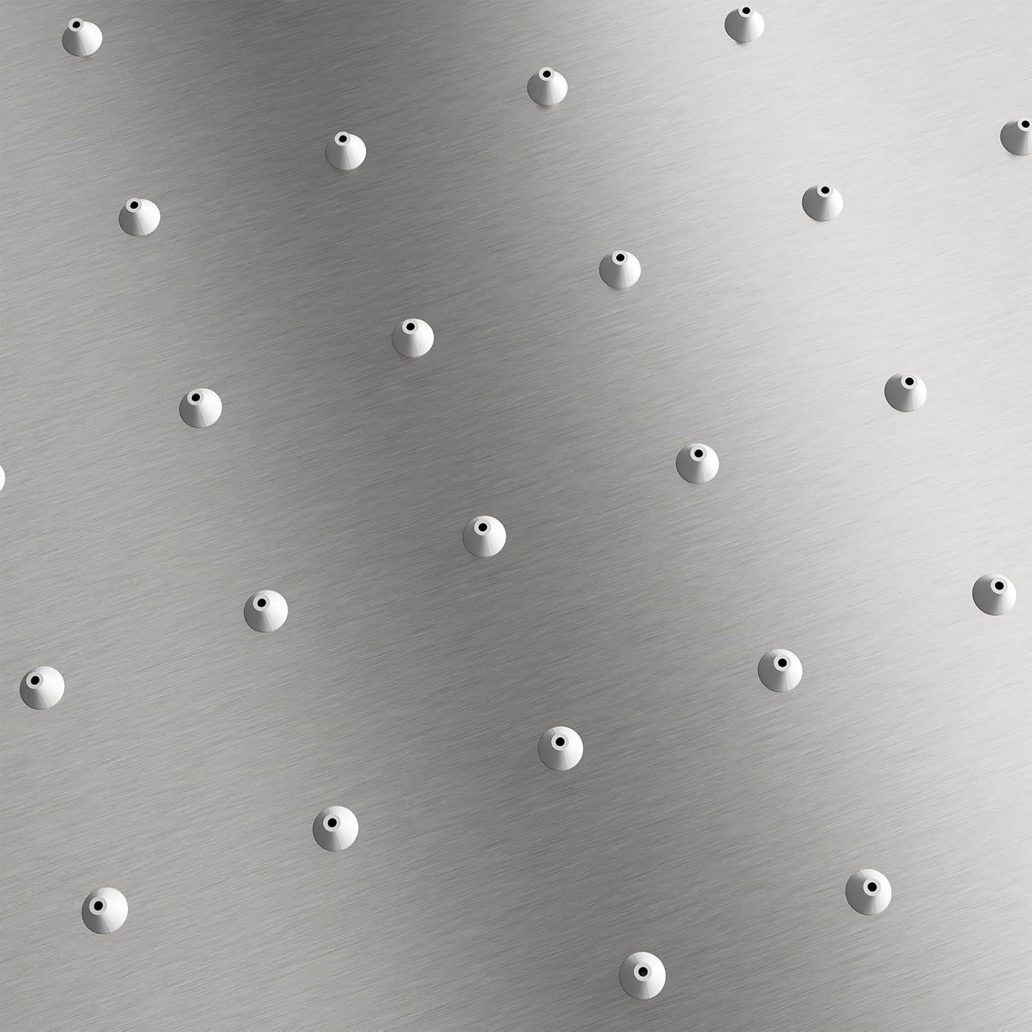 Cabezal de Ducha Cuadrado GUAKE 8" Acero Inoxidable Niquelado