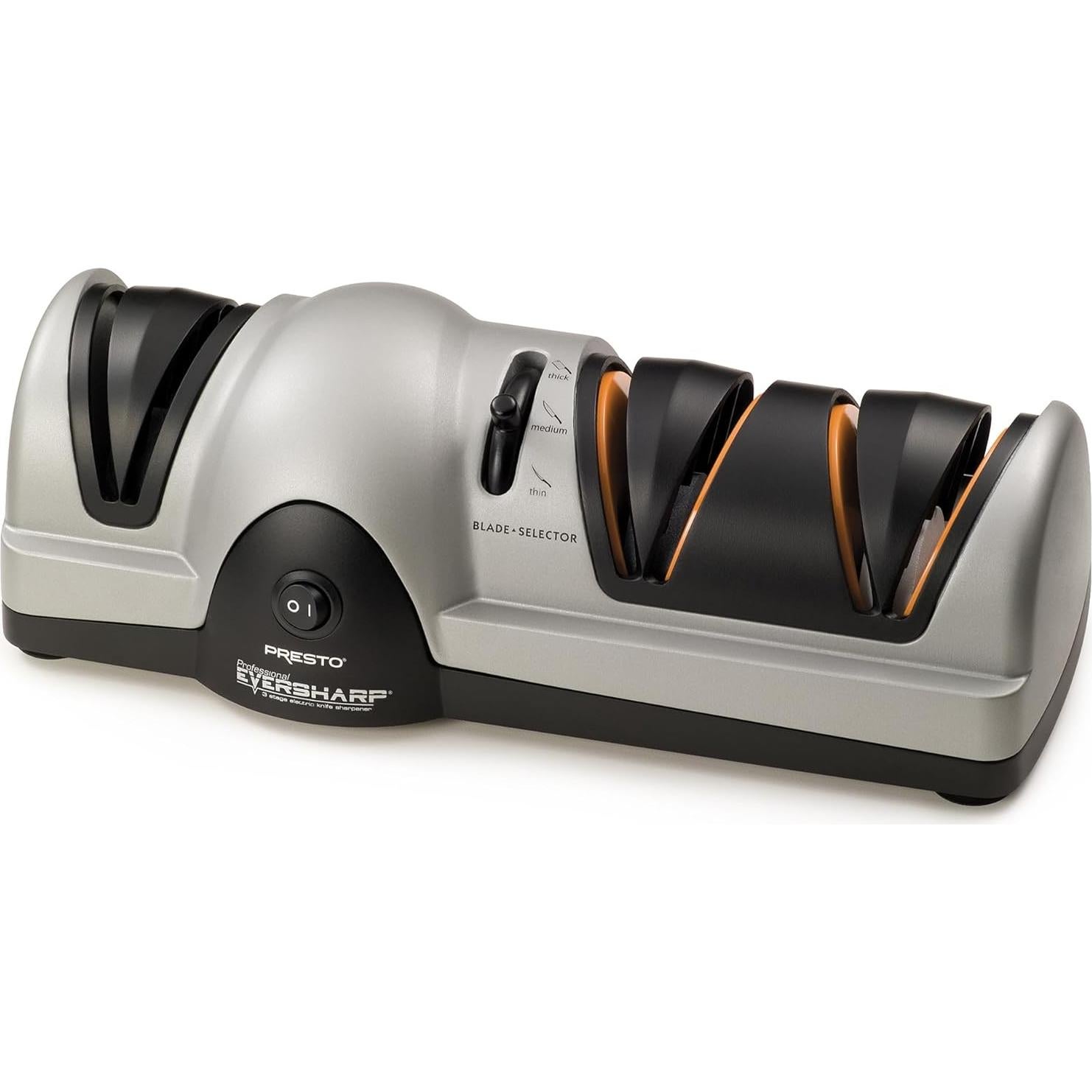Afilador de cuchillos eléctrico Presto 08810, 3 etapas
