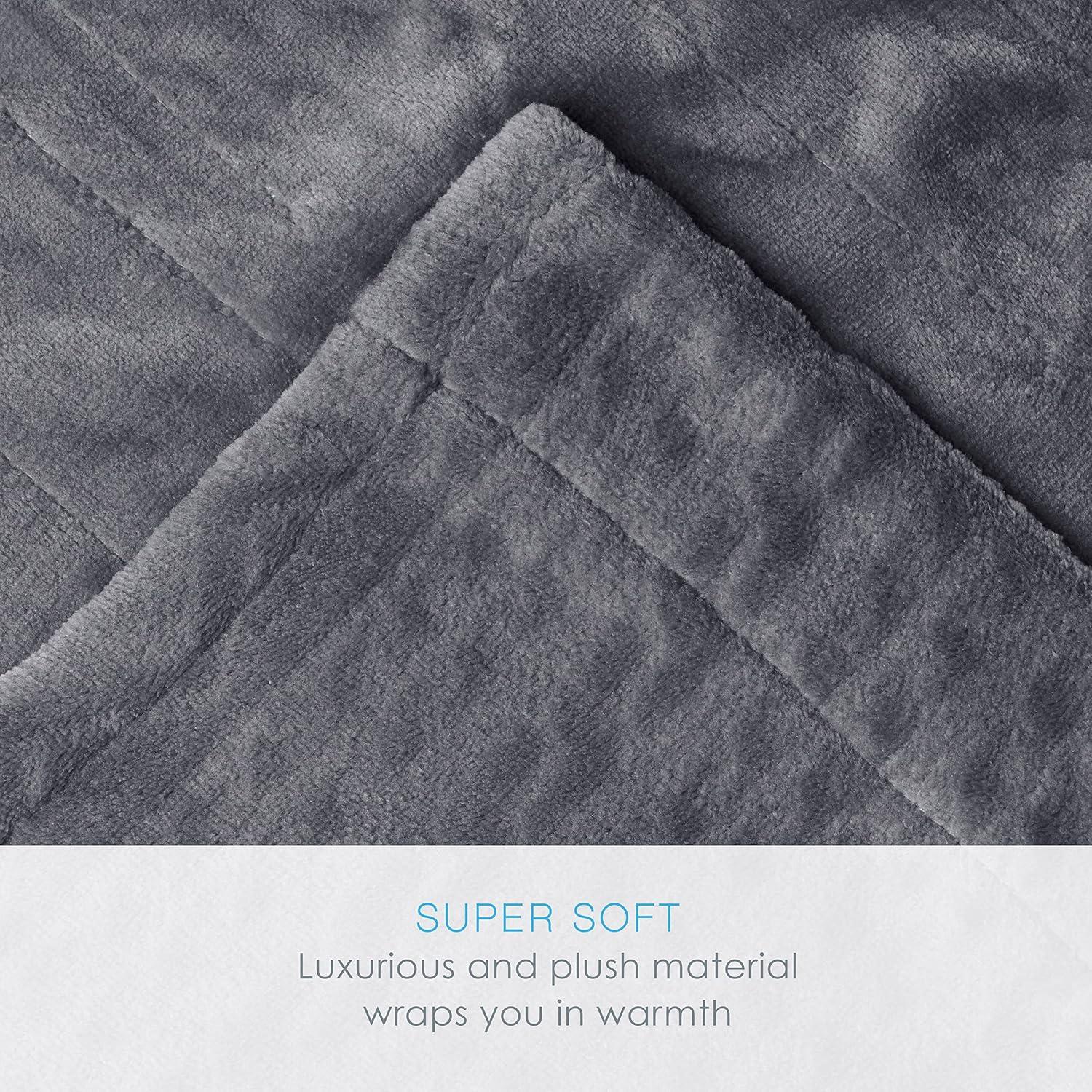 Manta Calentada Deluxe Pure Enrichment 213x183cm 10 Calores