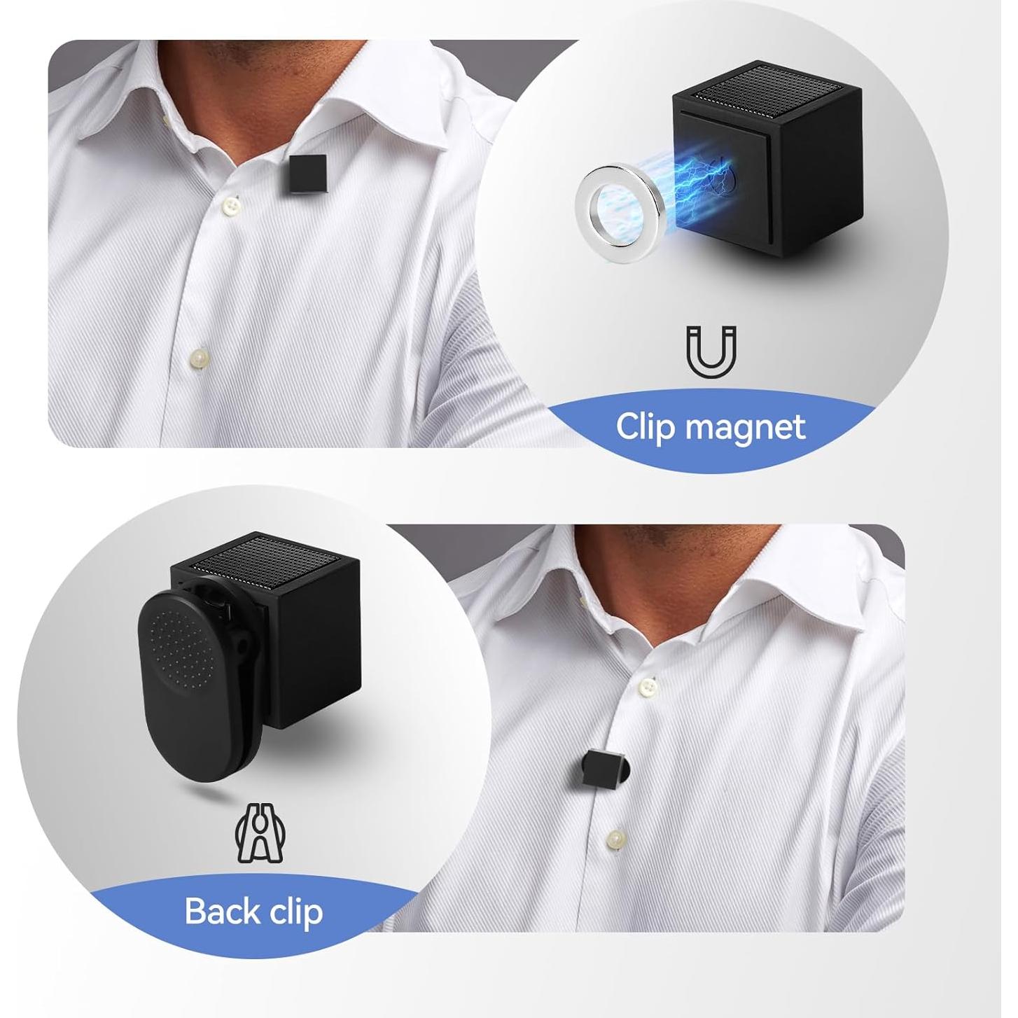 Micrófono Lavalier Inalámbrico YungRain USB C, 30 m