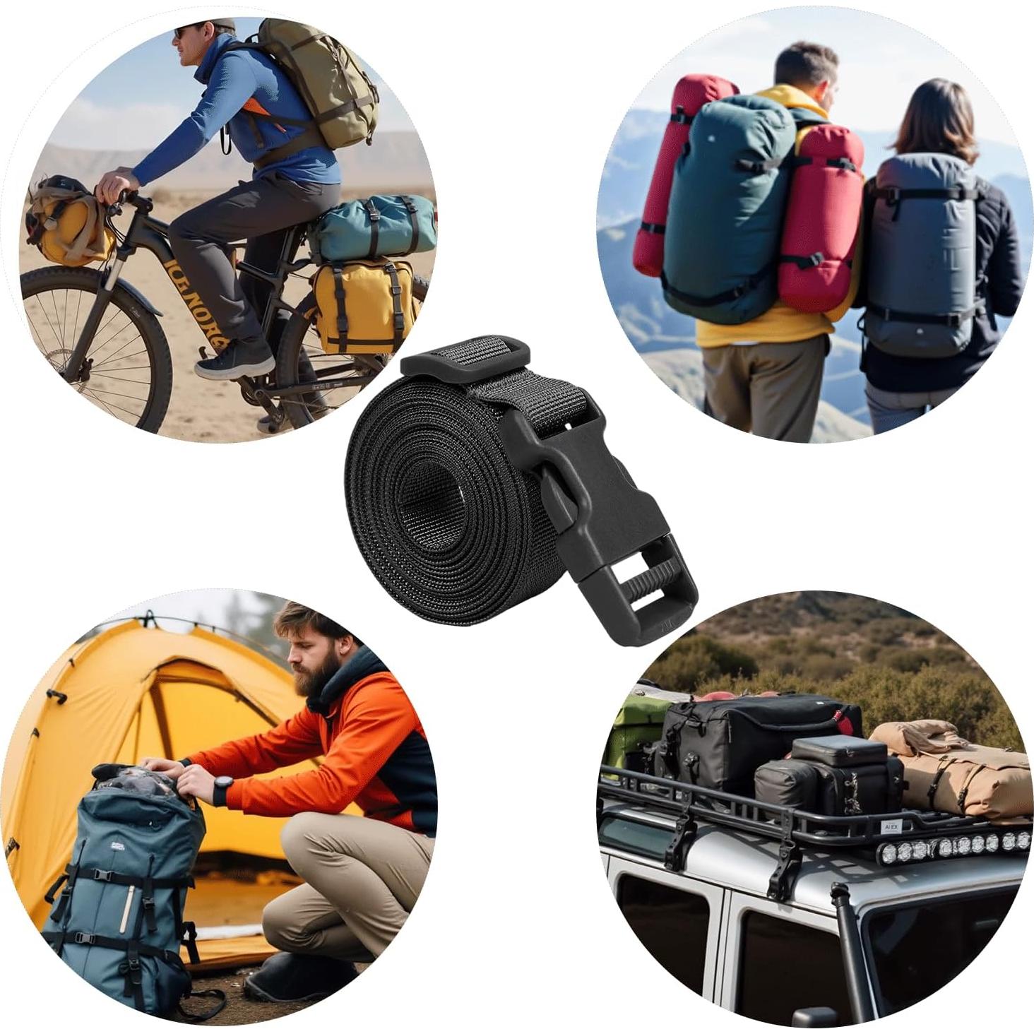 Correa Ajustable XTACER para Mochila Molle 61 cm Negra