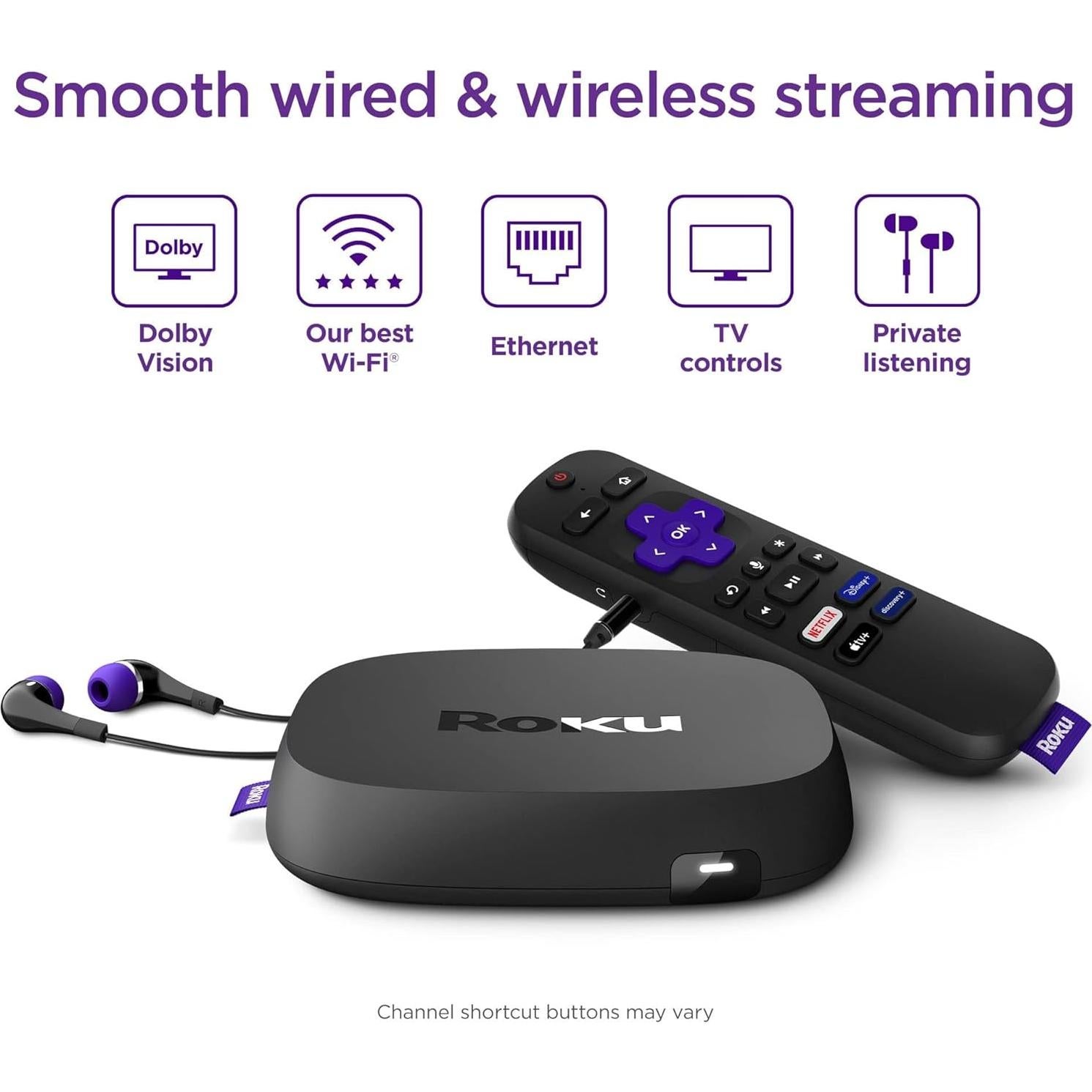 Roku Ultra LT 2023 Reproductor Streaming 4K HDR Dolby Vision