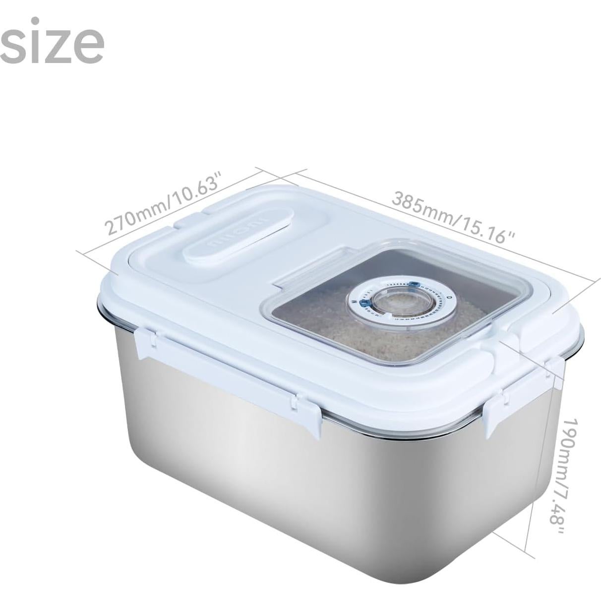 Contenedor de Almacenamiento de Alimentos Hermético MEICHUANG 10L