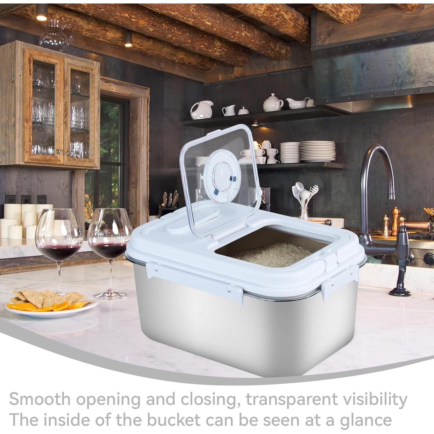 Contenedor de Almacenamiento de Alimentos Hermético MEICHUANG 10L