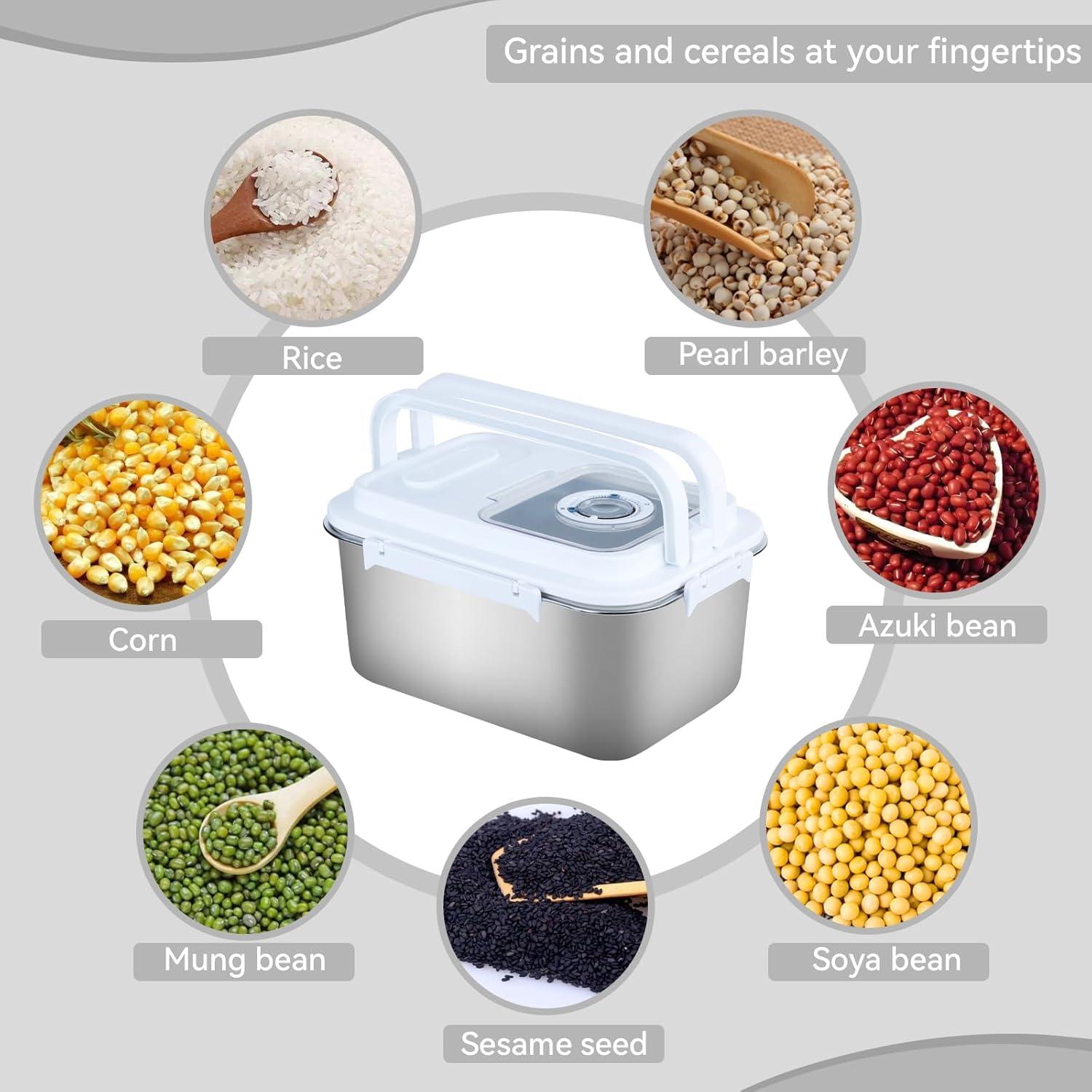 Contenedor de Almacenamiento de Alimentos Hermético MEICHUANG 10L