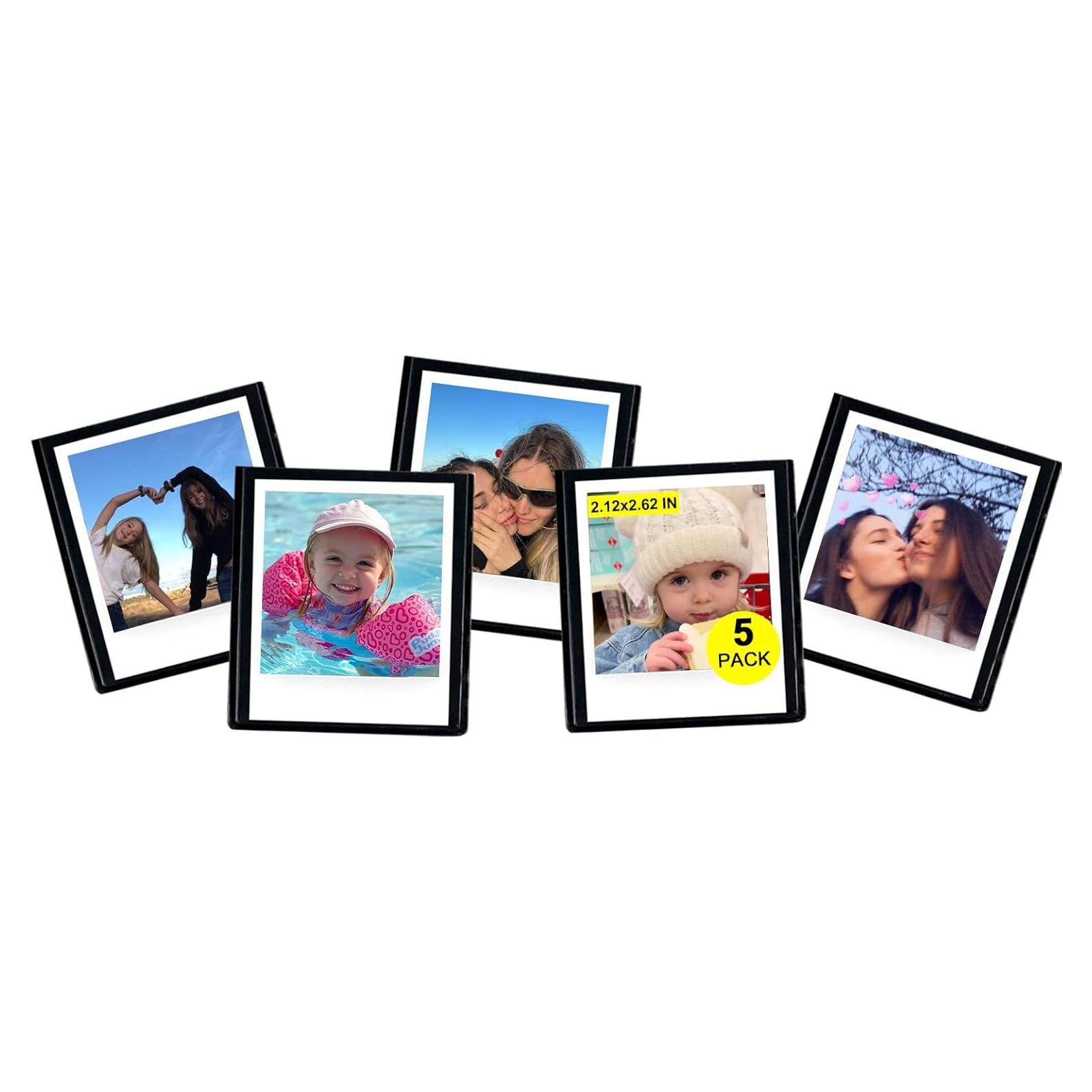 Marco de Foto Magnético CAIYOULE para Polaroid Go - 5 Paquetes 5.4x6.7 cm