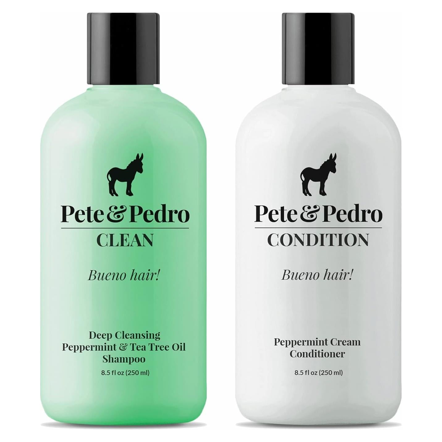 Set de Champú y Acondicionador Pete & Pedro 240 g | Limpieza y Acondicionamiento