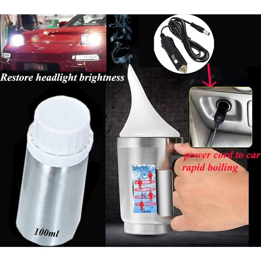 Kit de Pulido de Faros Ghguole CSF32 con 100 ml Restaurador