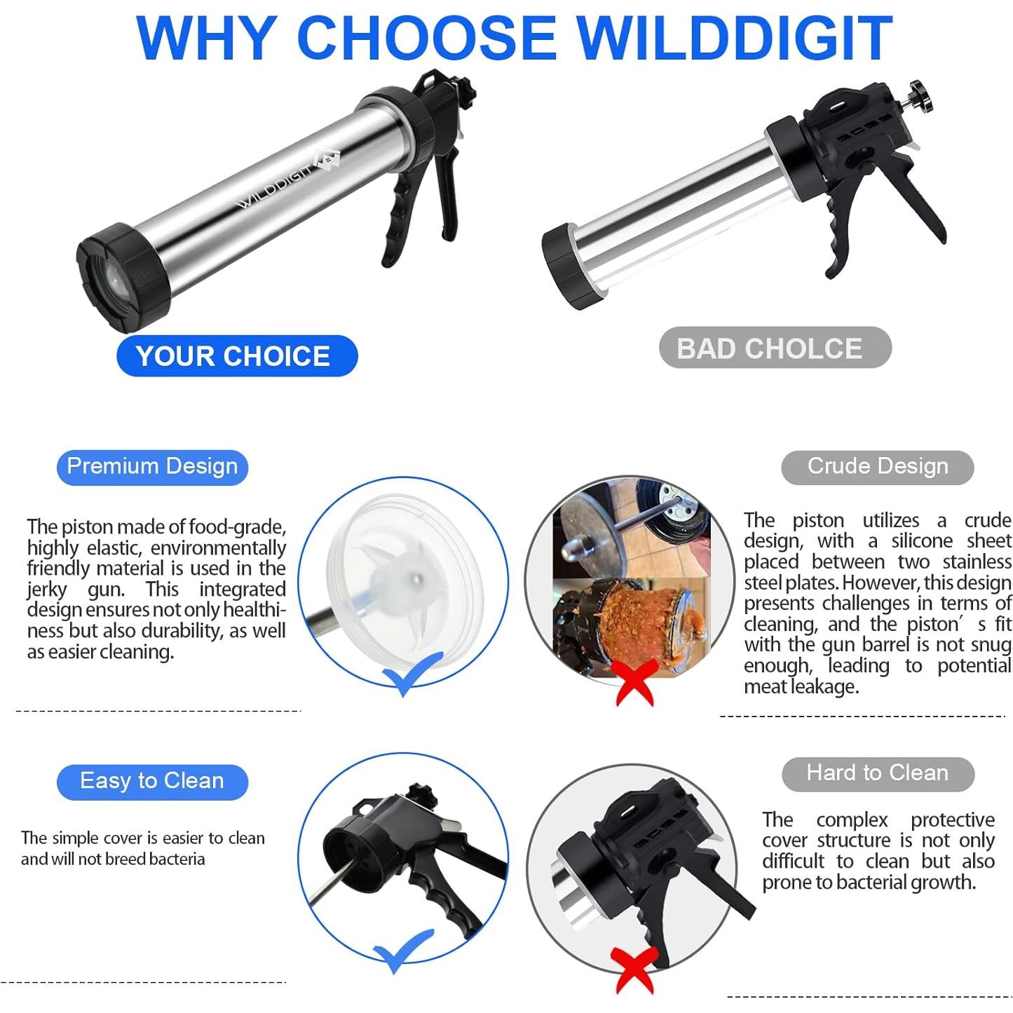 Pistola de Jerky de Res Profesional Wilddigit WD-JK-150