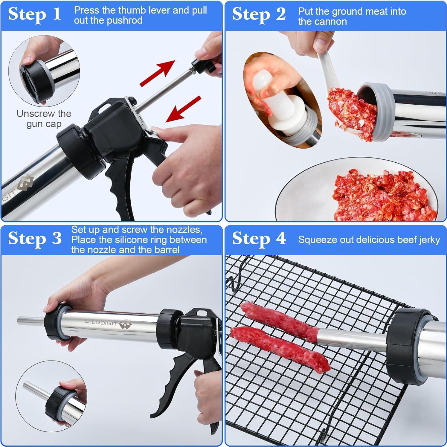 Pistola de Jerky de Res Profesional Wilddigit WD-JK-150