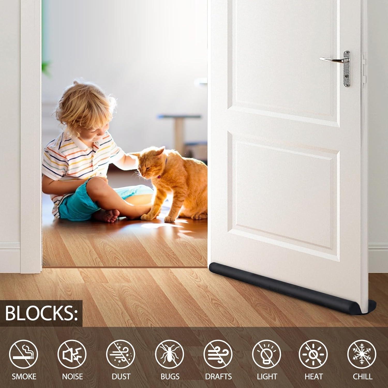 Tapón de Draft FOHOM para Puerta Inferior Ajustable 76-91 cm