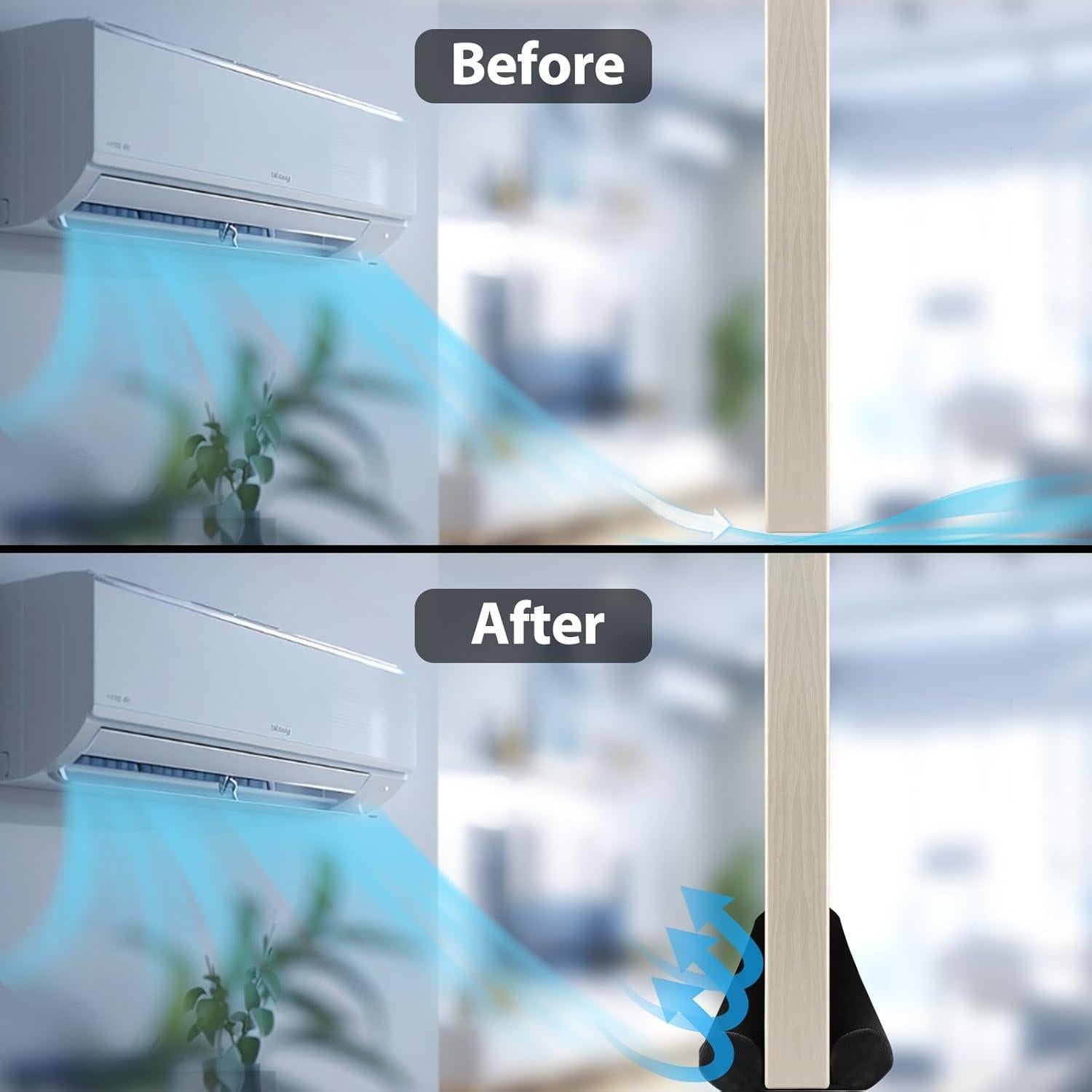 Tapón de Draft FOHOM para Puerta Inferior Ajustable 76-91 cm