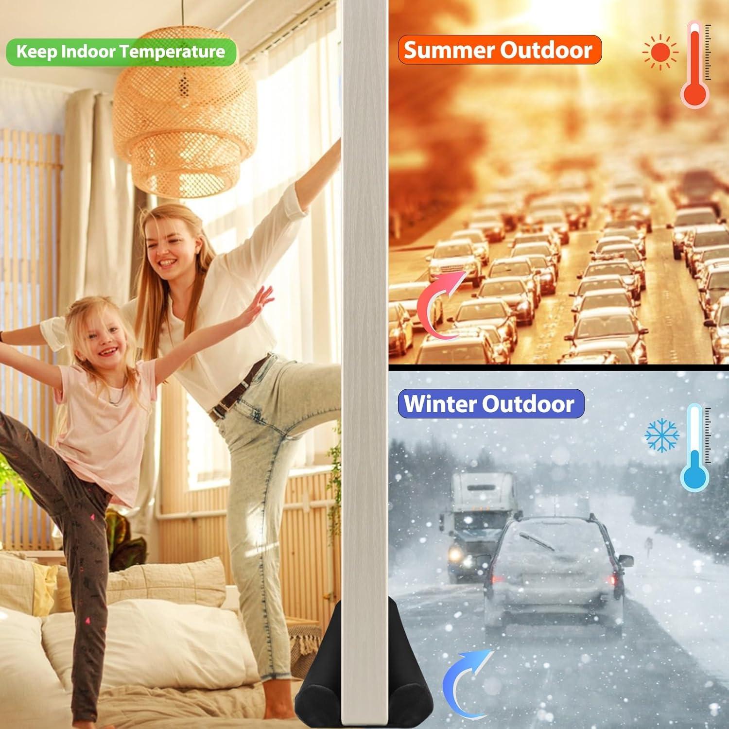 Tapón de Draft FOHOM para Puerta Inferior Ajustable 76-91 cm