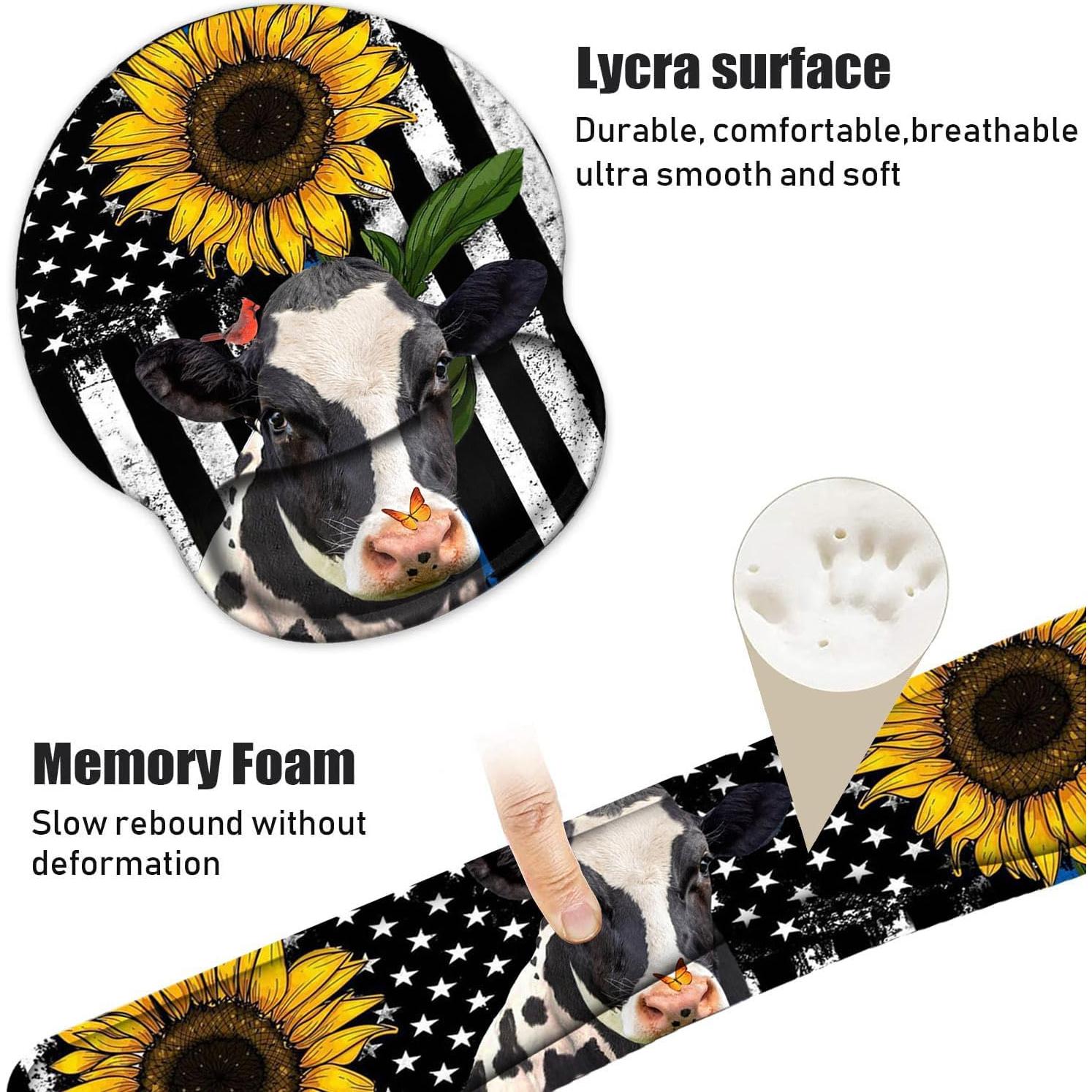 Juego de Reposamuñecas Ergonómico FVAENDHIO con Posavasos