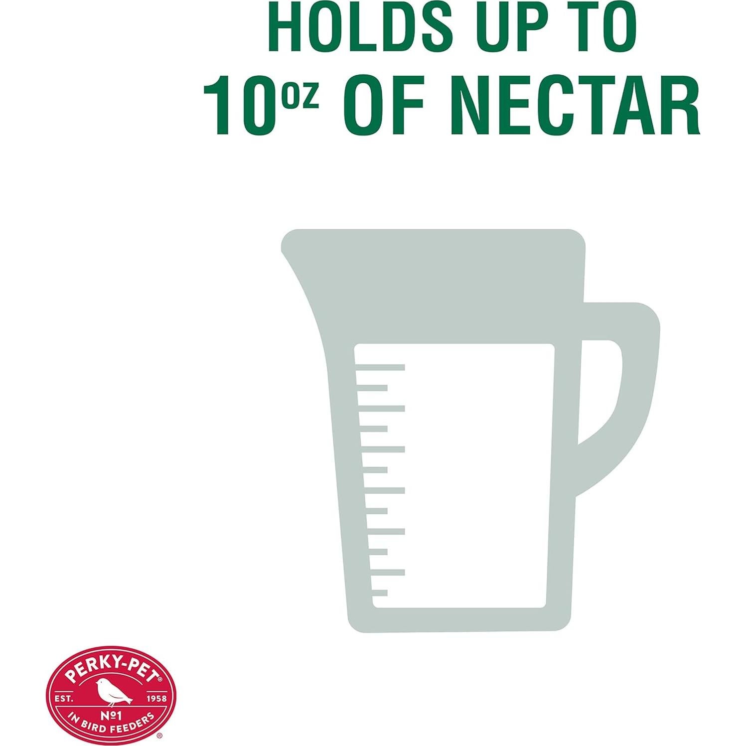 Alimentador de Colibríes Perky-Pet Vidrio Vintage 295 ml